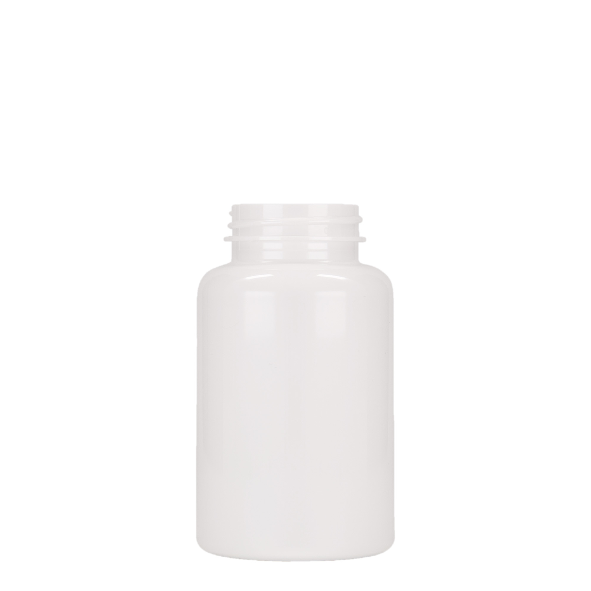 250 ml-es PET-flakon, műanyag, fehér, szájnyílás: 45/400