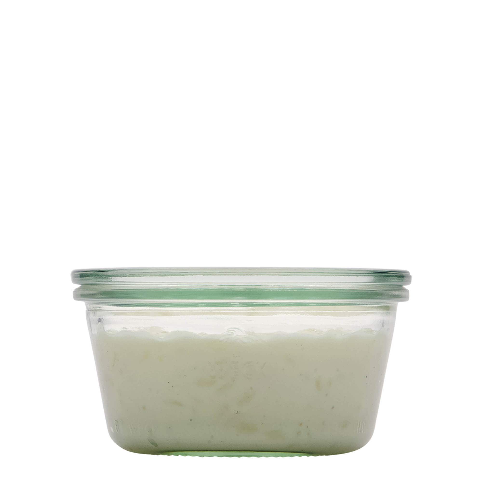 290 ml WECK-üveg, perem: kerek szélű