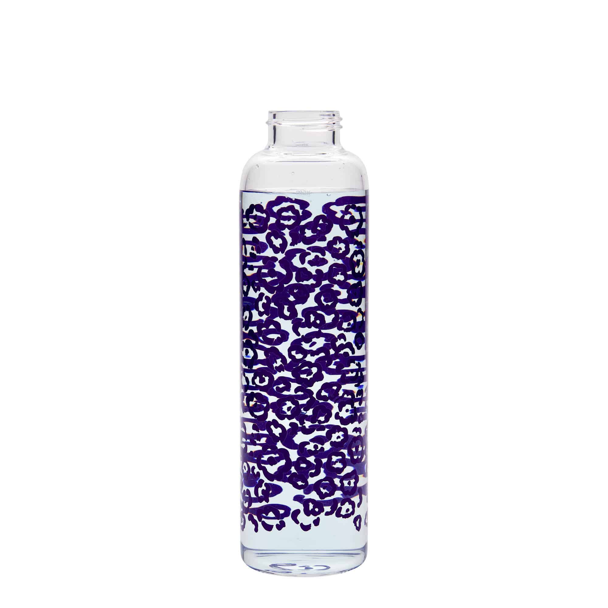 500 ml ivópalack 'Perseus - Lila virágok', nyílás: csavarzár