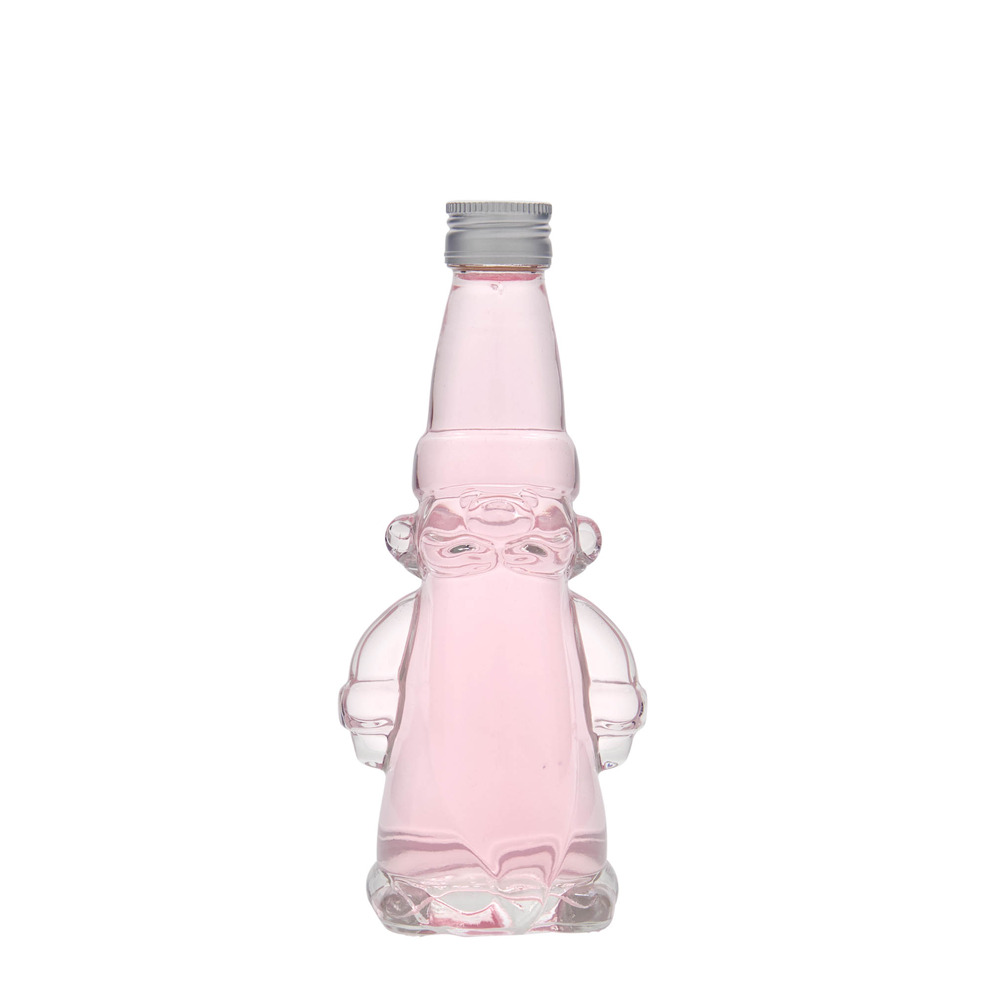 200 ml üvegpalack 'Karácsonyi manó', nyakátmérő: PP 28