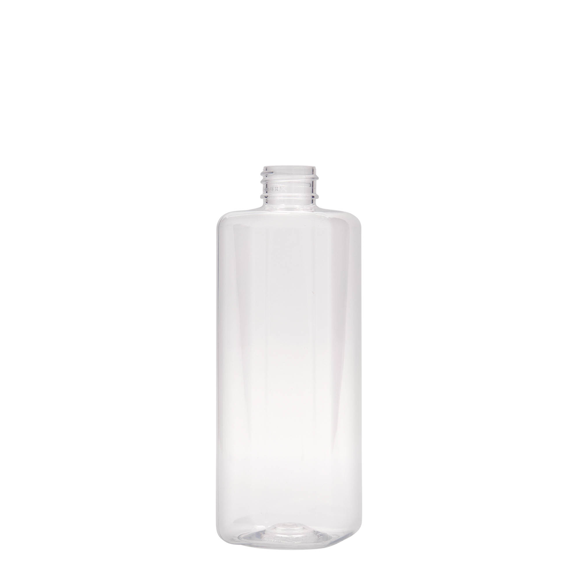 300 ml PET-palack 'Karl', négyszögletes, műanyag, nyakméret: 24/410