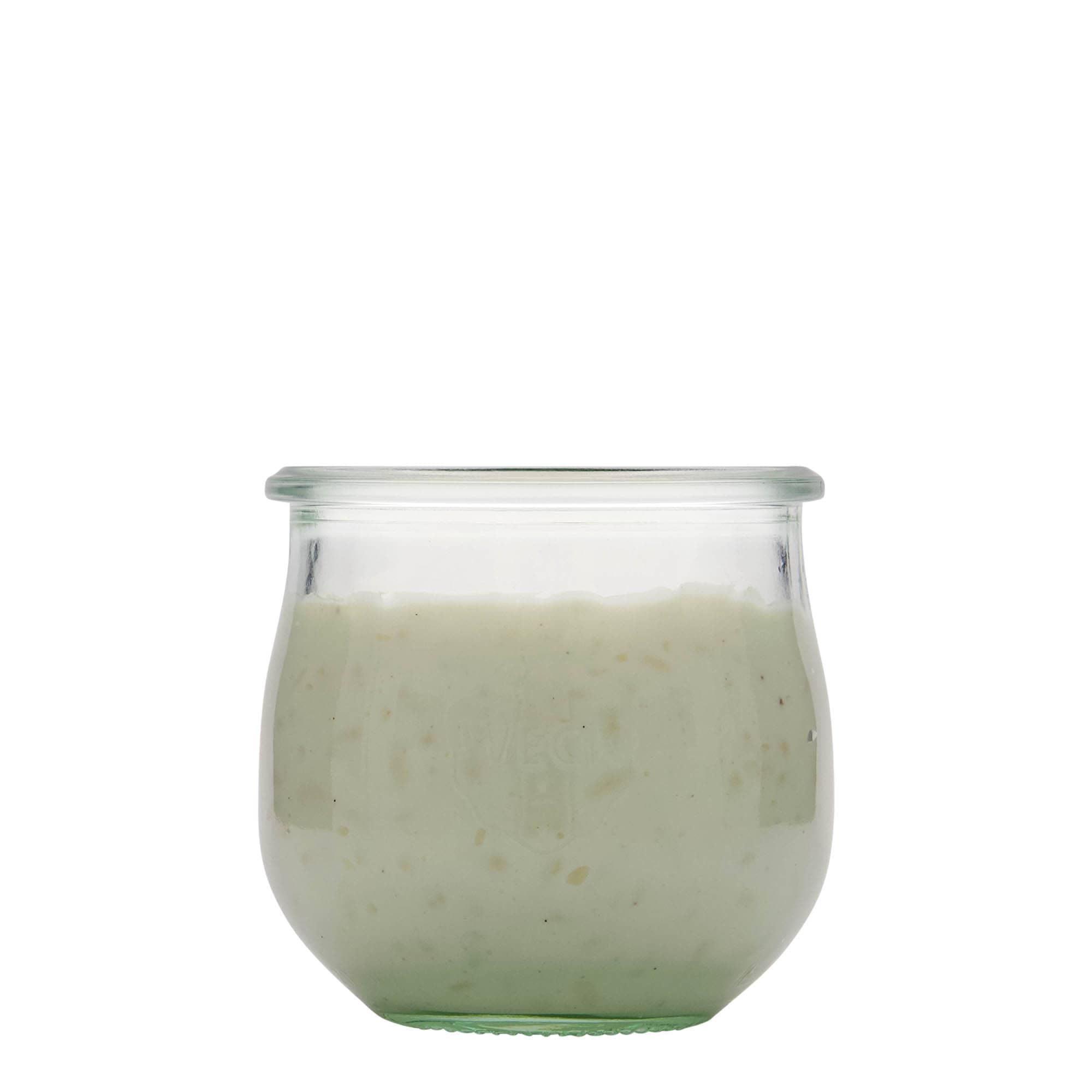 370 ml WECK-tulipánüveg, nyílás: kerek perem
