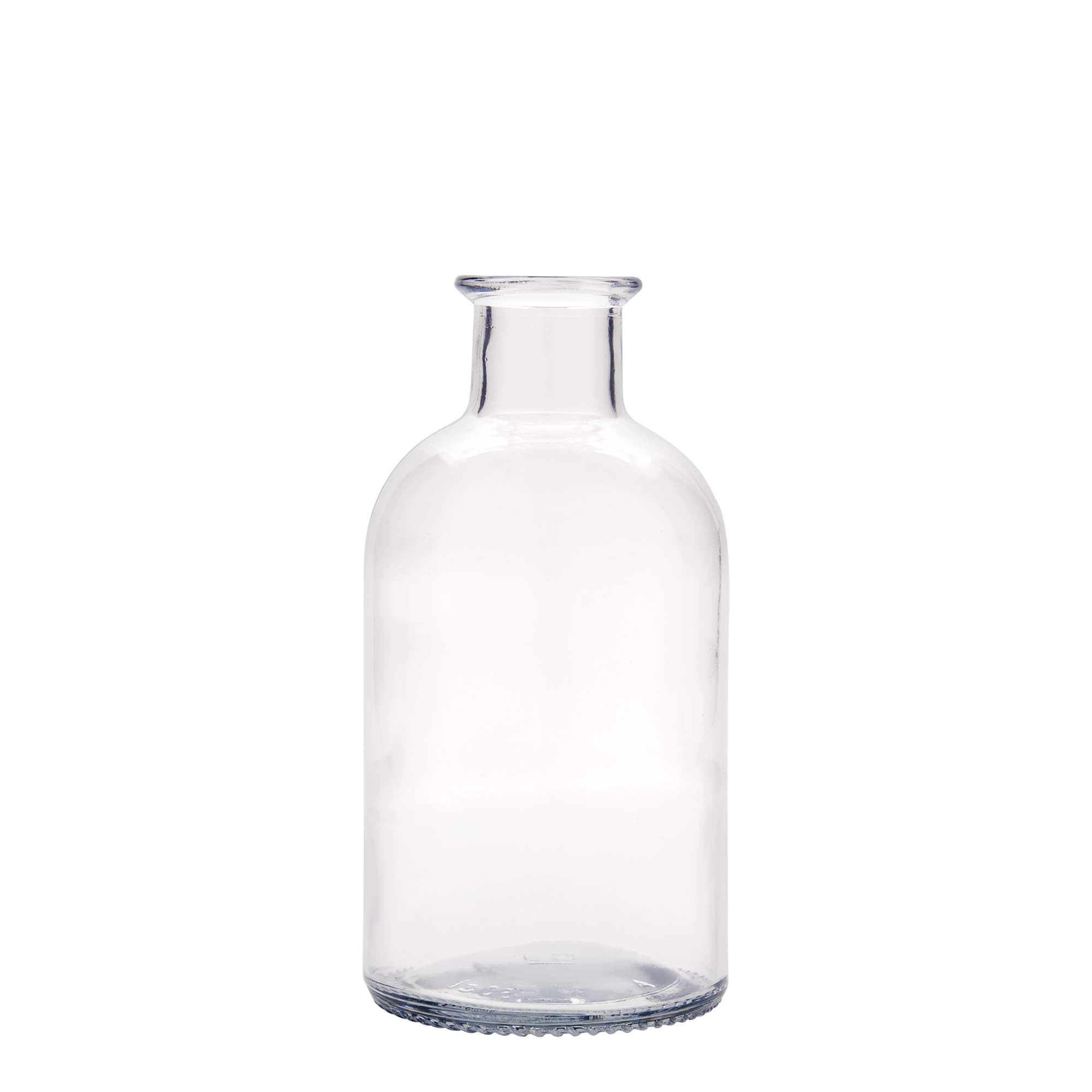 500 ml üvegpalack patikárius 'Italia', nyak: parafa