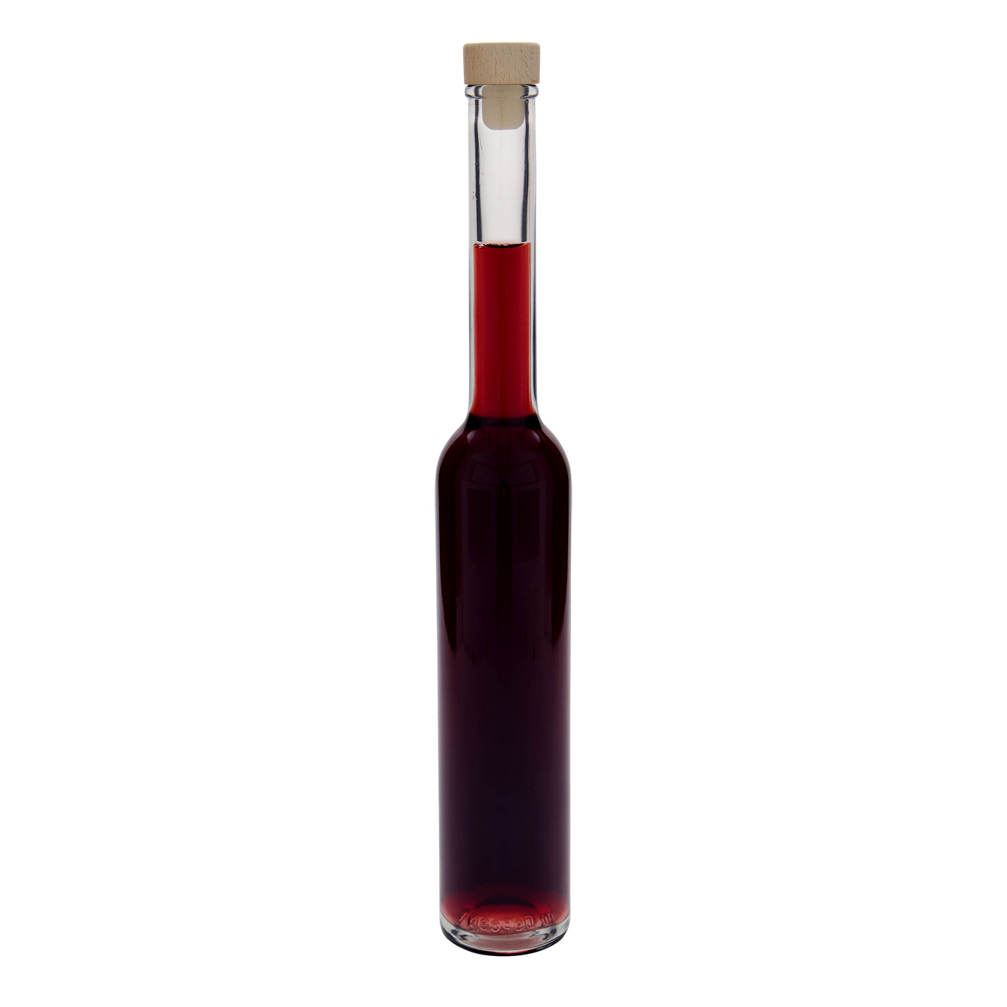 350 ml üvegpalack 'Platina', nyak: parafa