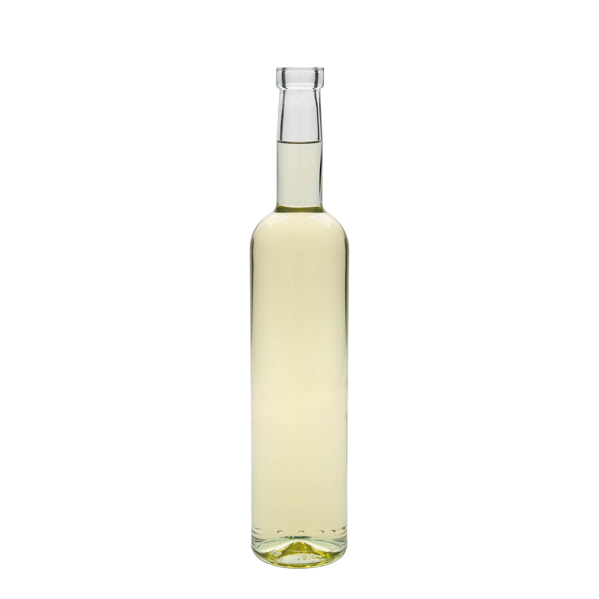 500 ml üvegpalack 'Bordeaux', nyak: parafa