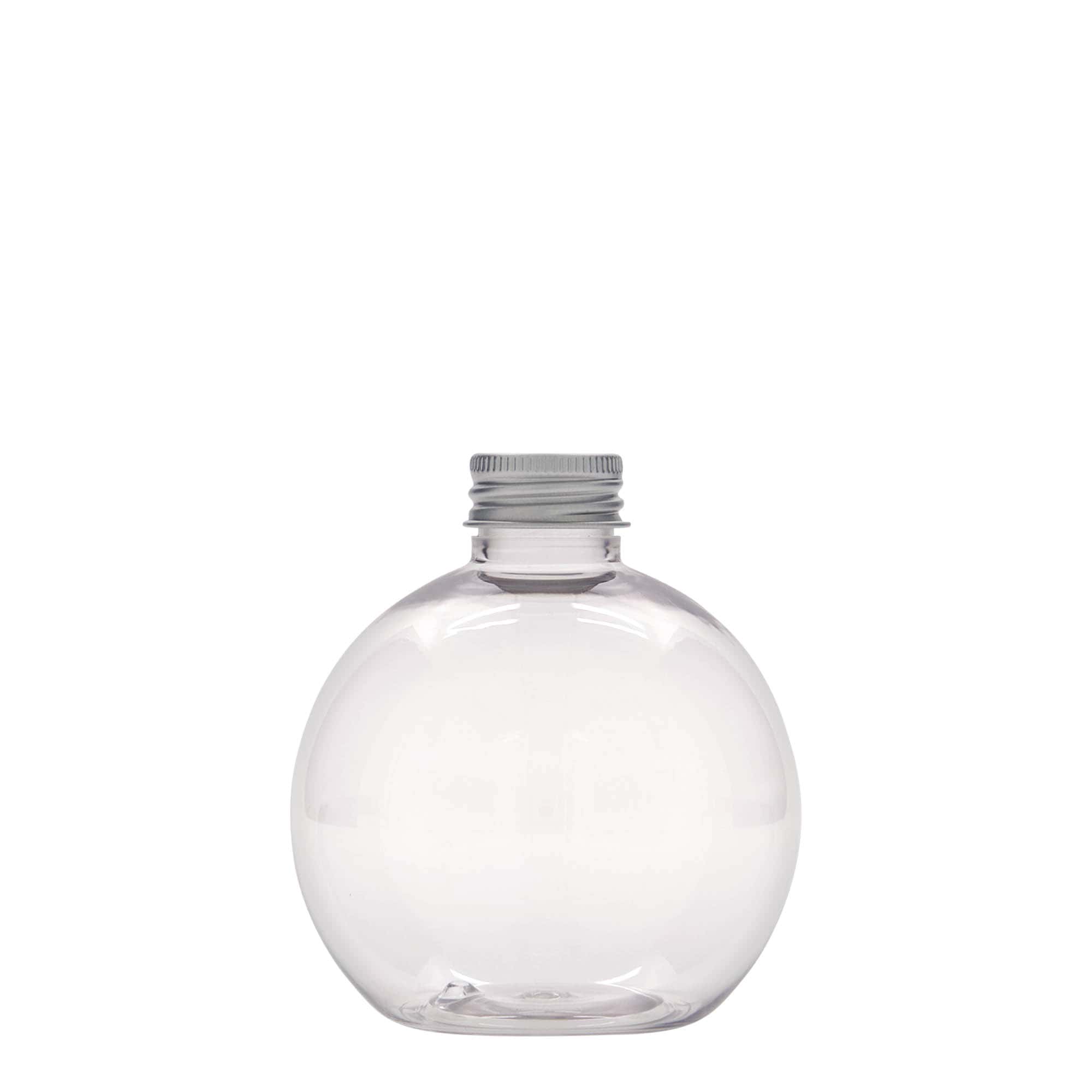 250 ml PET-palack 'Perry', kerek, műanyag, nyakméret: 24/410