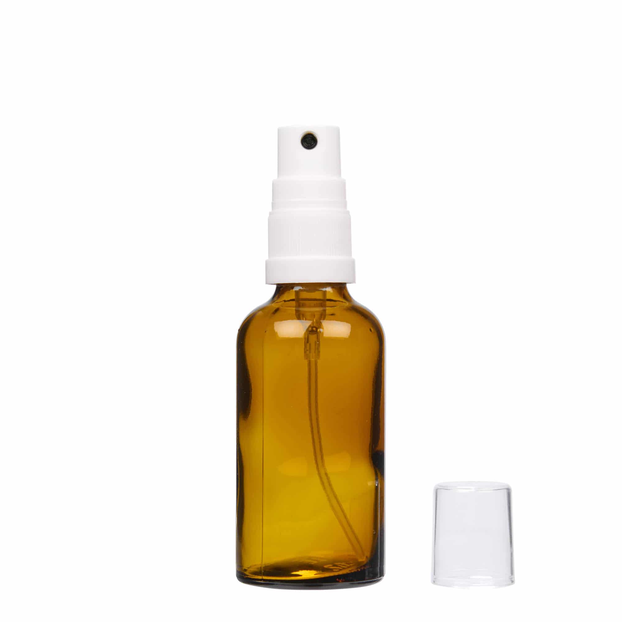 50 ml orvosi permetező üveg, barna, nyílás: DIN 18