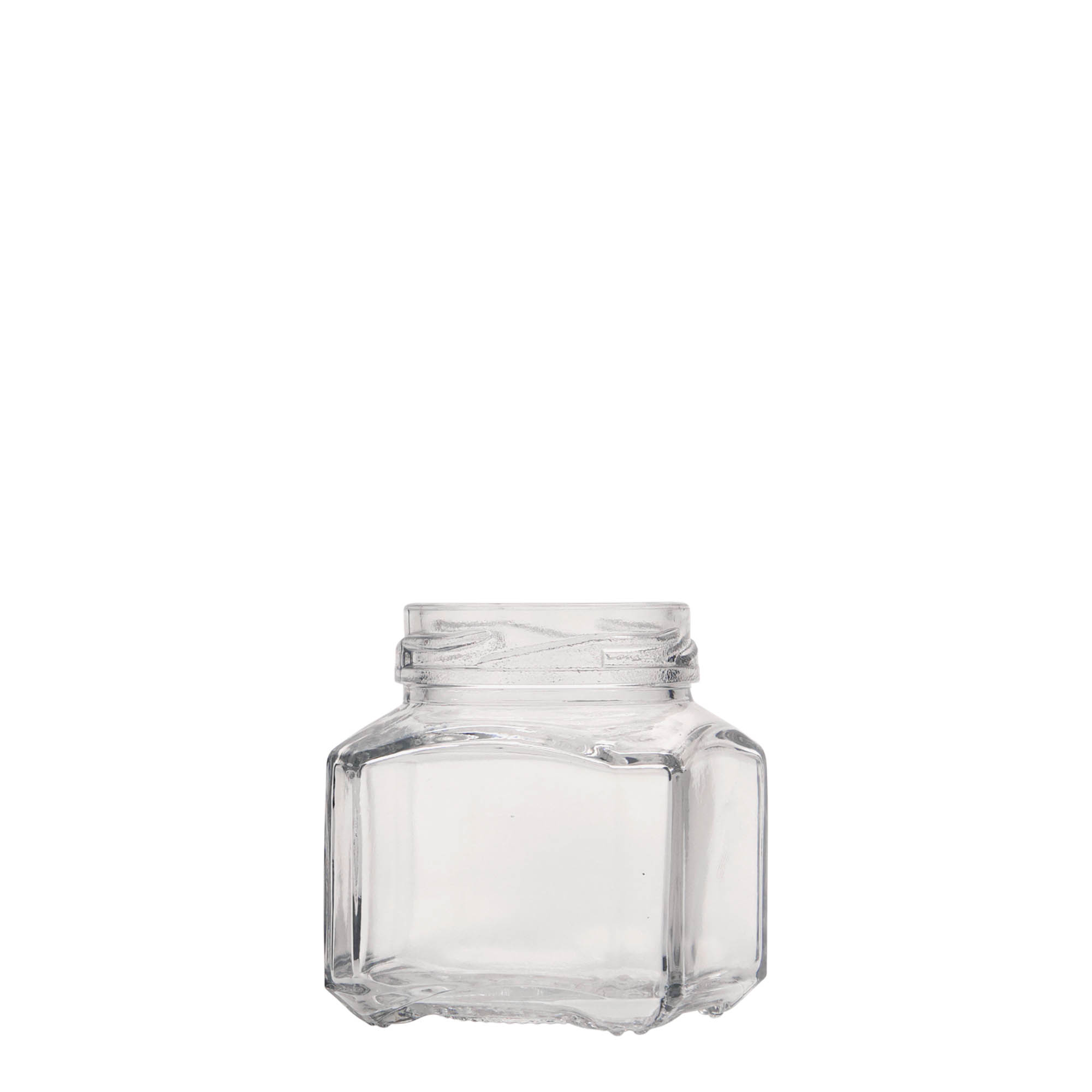 106 ml négyzet alakú üveg 'Milánó', nyílás: csavaros zár (TO 48) 106 ml négyzet alakú üveg 'Milánó', nyílás: csavaros zár (TO 48)
