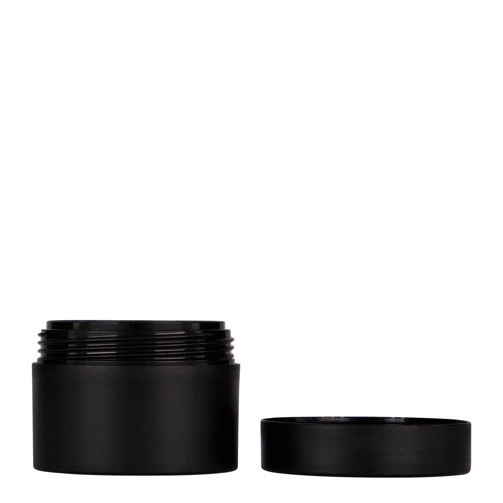 50 ml műanyag doboz 'Antonella', PP, fekete, nyílás: csavarzár 50 ml műanyag doboz 'Antonella', PP, fekete, nyílás: csavarzár