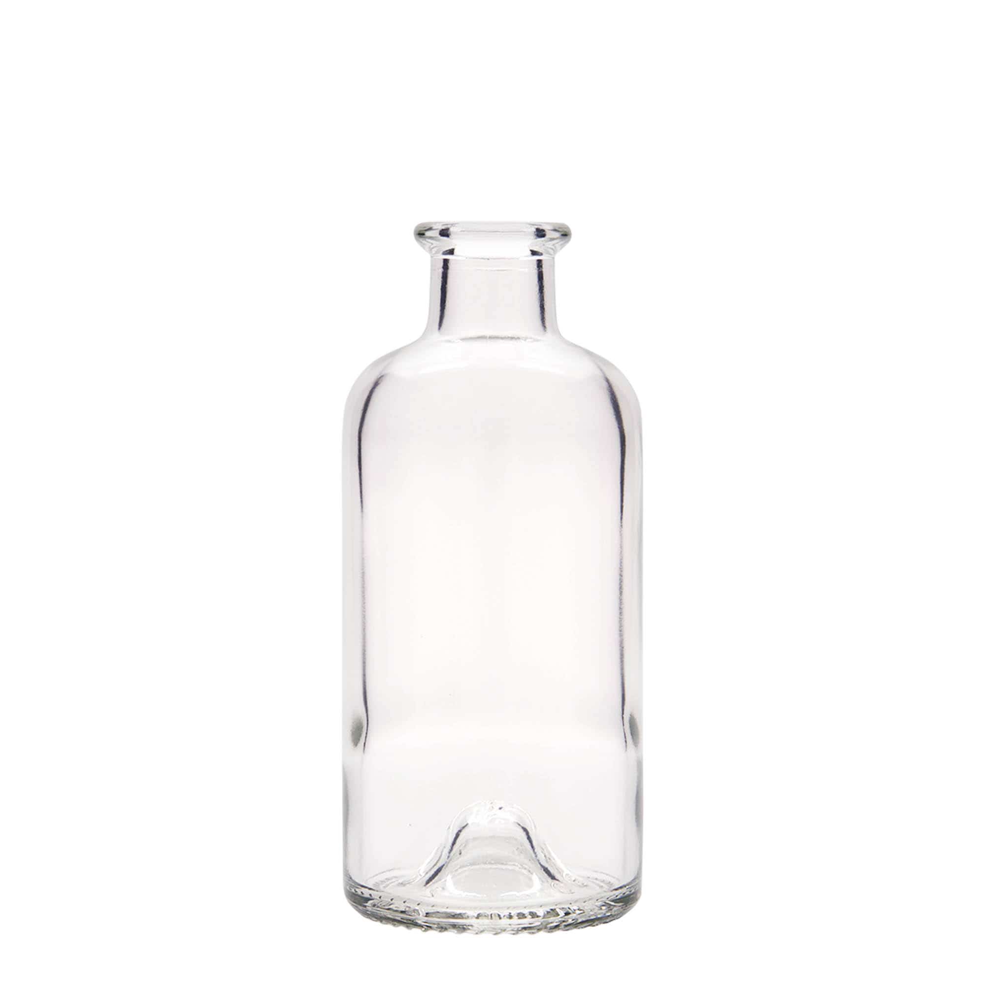 200 ml üvegpalack gyógyszerész, nyílás: parafa