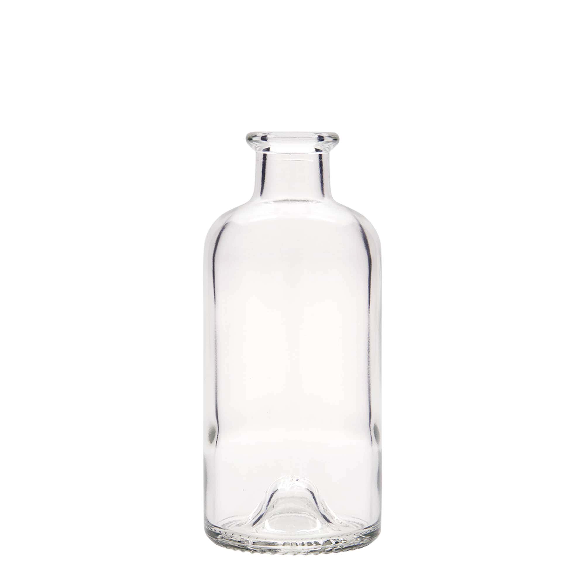 200 ml üvegpalack gyógyszerész, nyílás: parafa
