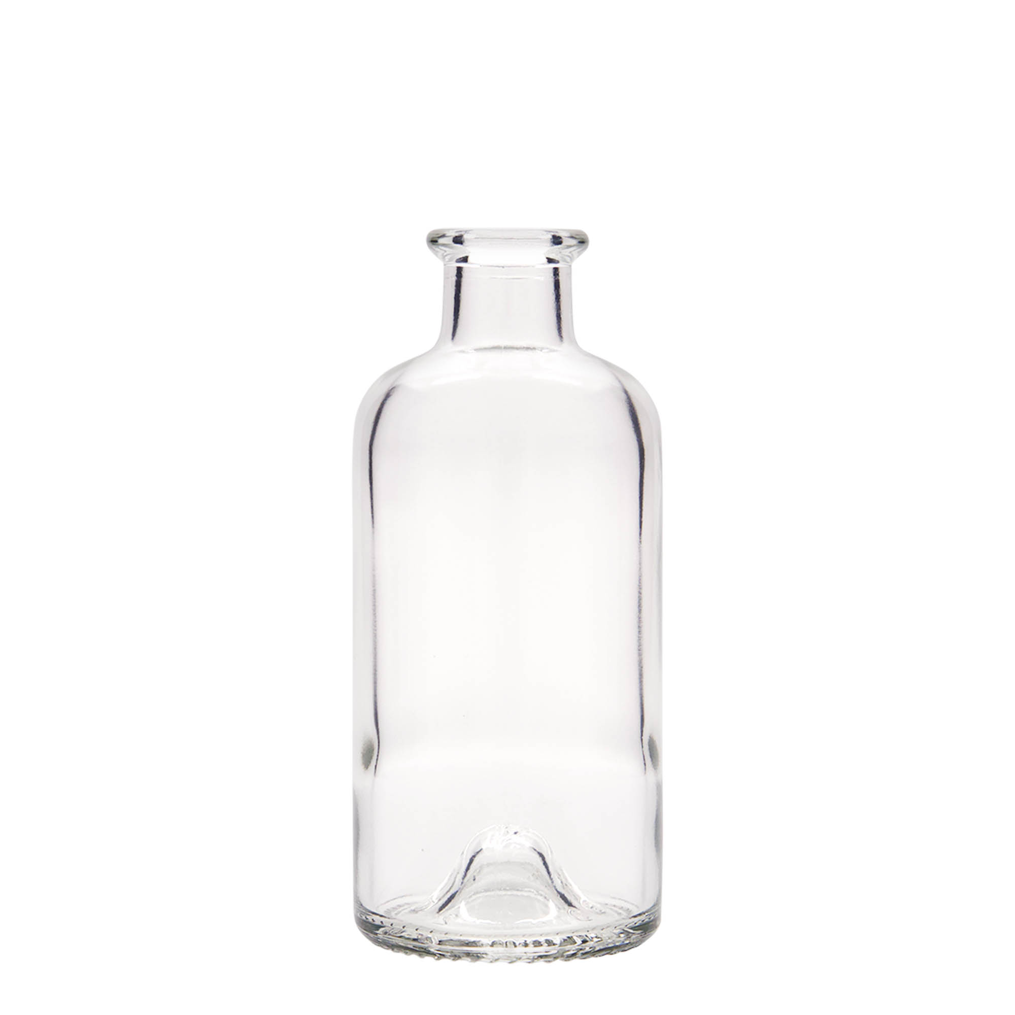 200 ml üvegpalack gyógyszerész, nyílás: parafa
