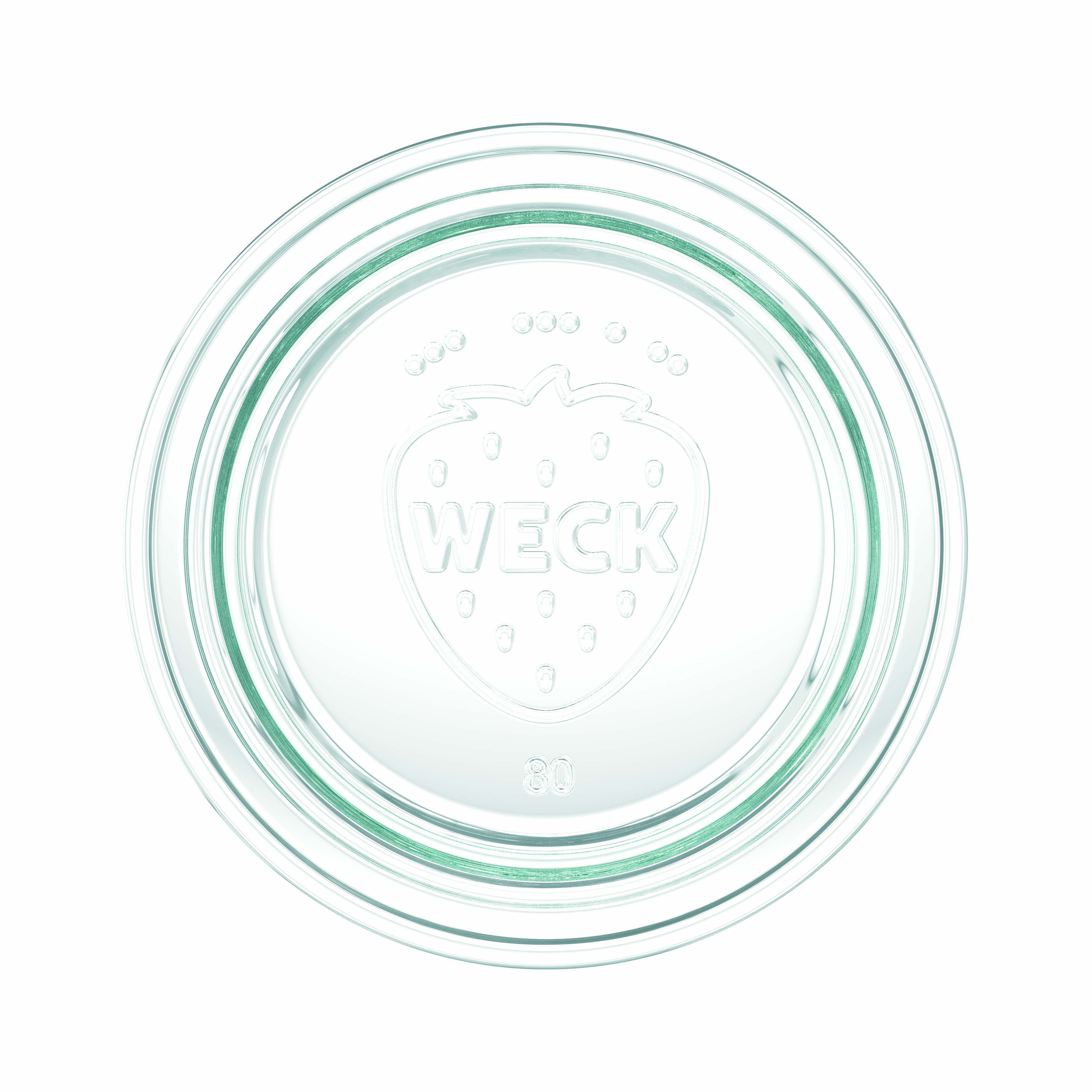 6x 730 ml WECK-gourmetüveg üvegfedéllel RR 80