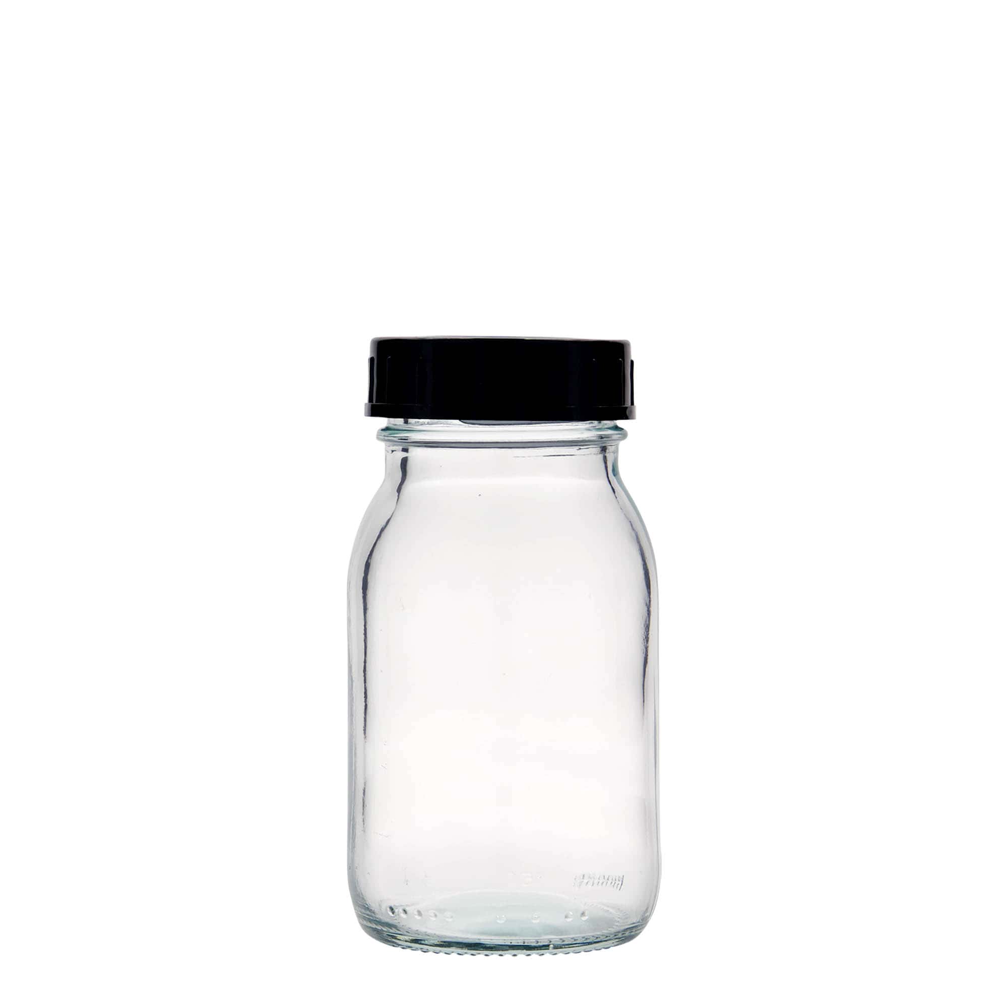 150 ml széles szájú üveg, nyílás: DIN 45