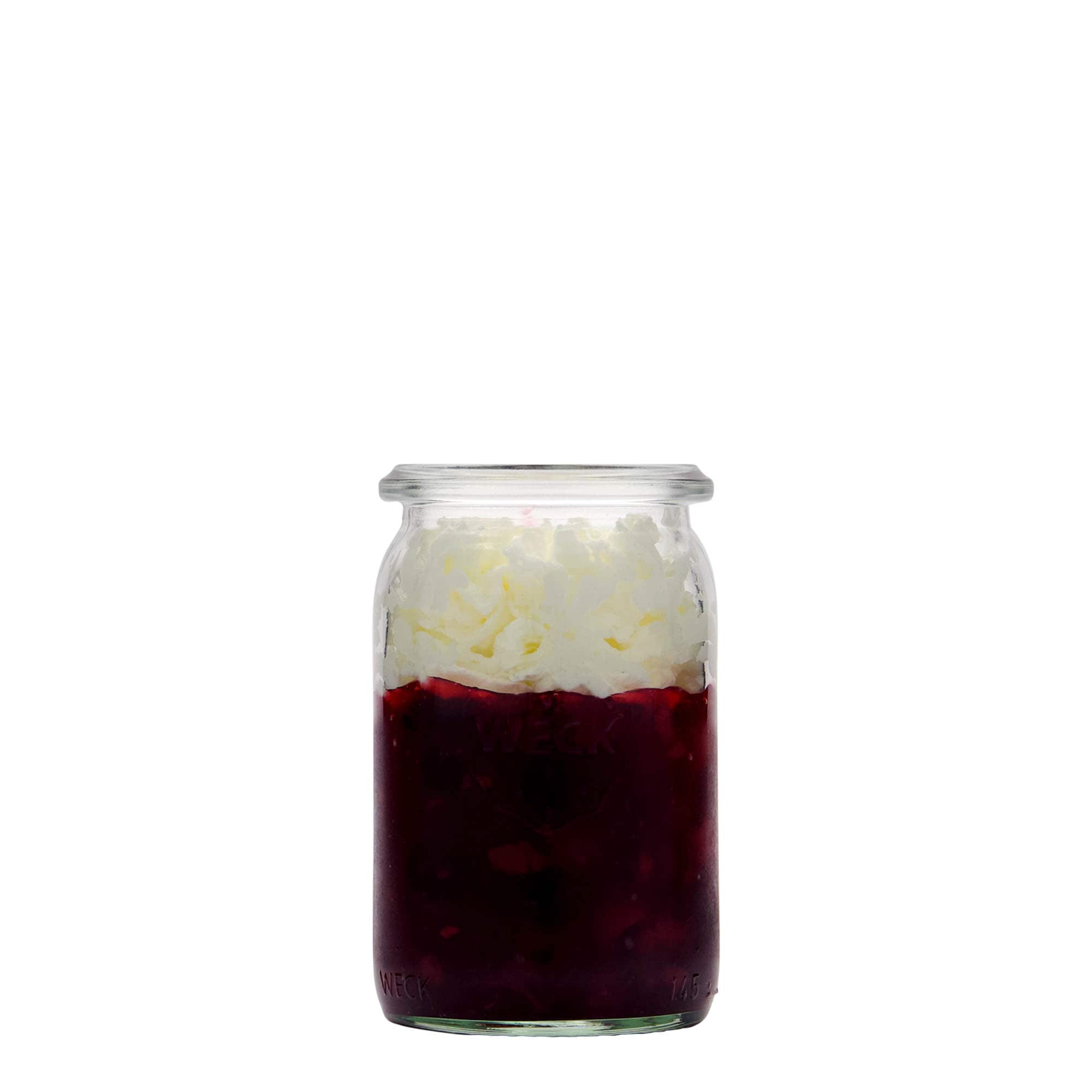 145 ml WECK hengeres üveg, nyílás: kerek perem