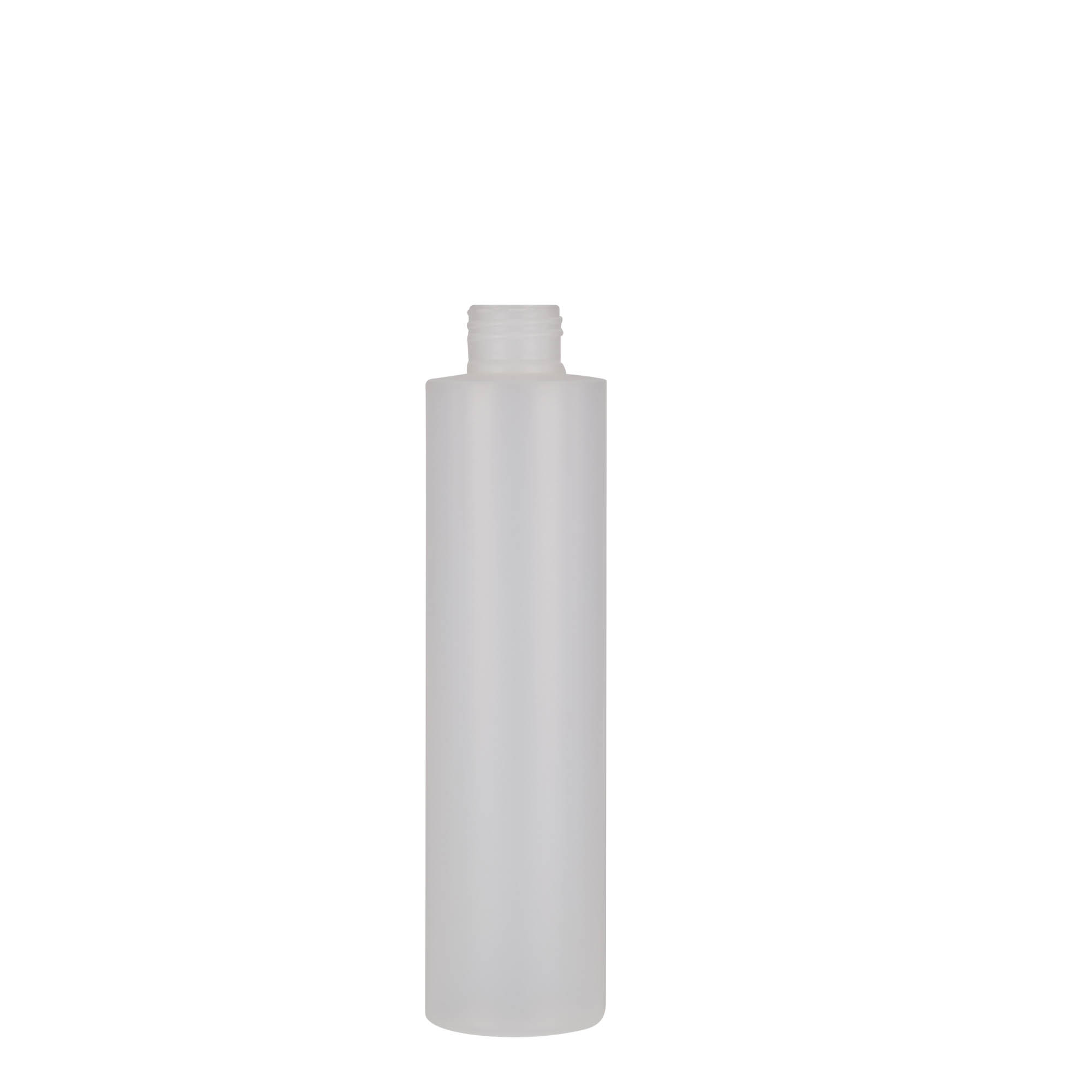 200 ml műanyag palack 'Pipe', HDPE, természetes, nyílás: 24/410 200 ml műanyag palack 'Pipe', HDPE, természetes, nyílás: 24/410