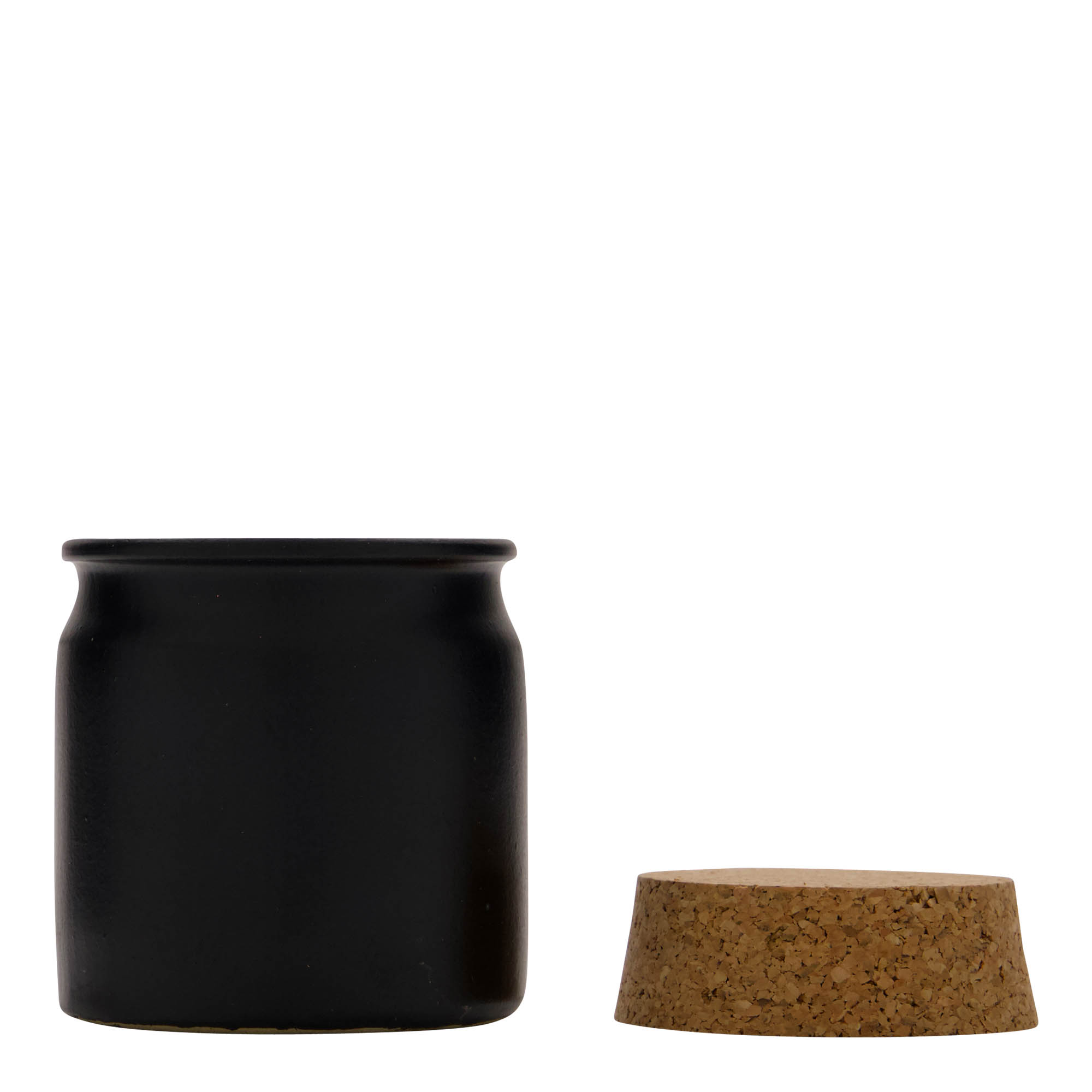 160 ml kőedény, kerámia, fekete, nyílás: parafa 160 ml kőedény, kerámia, fekete, nyílás: parafa