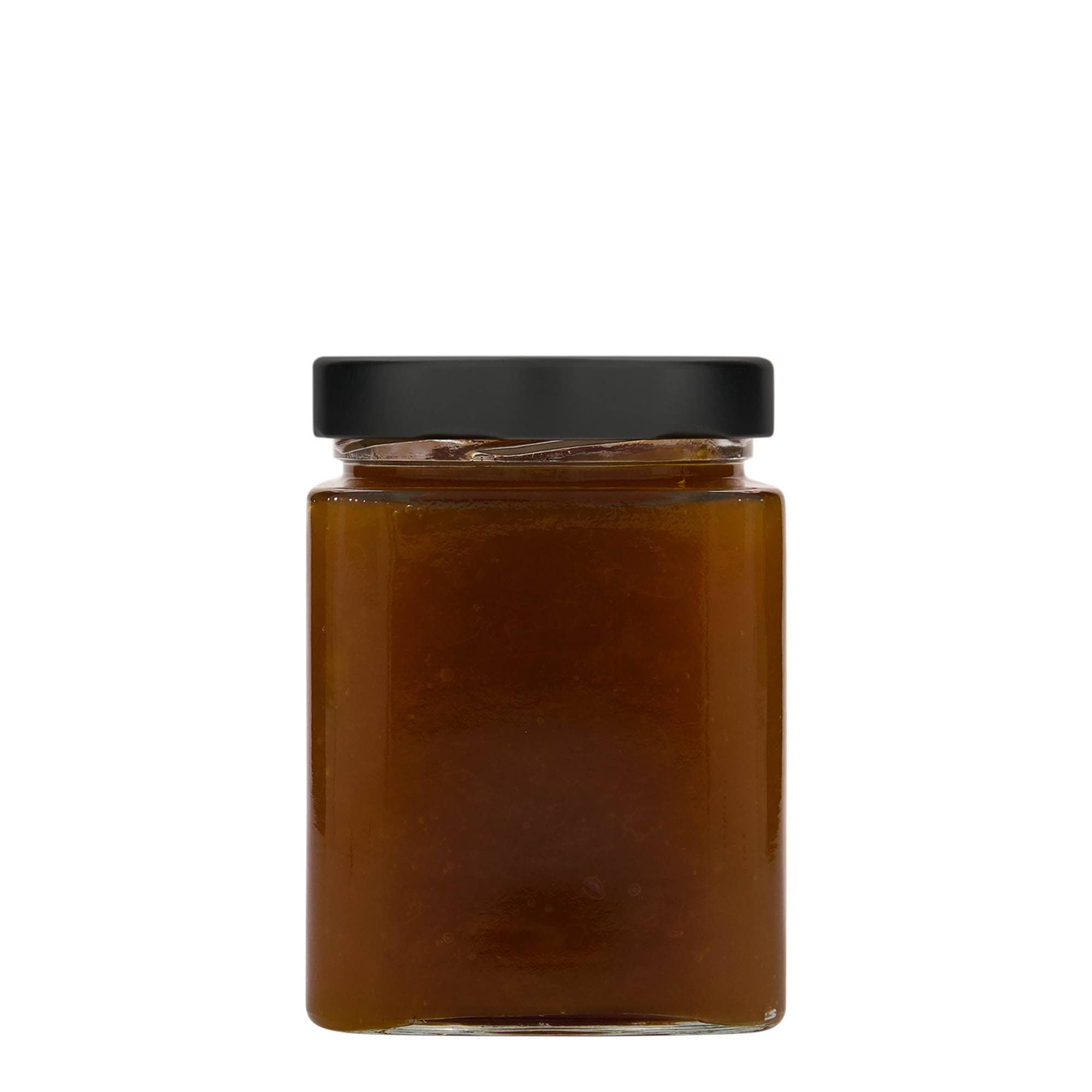 580 ml négyzet alakú üveg 'Ikarus', nyílás: Deep-Twist-Off (DTO 82)
