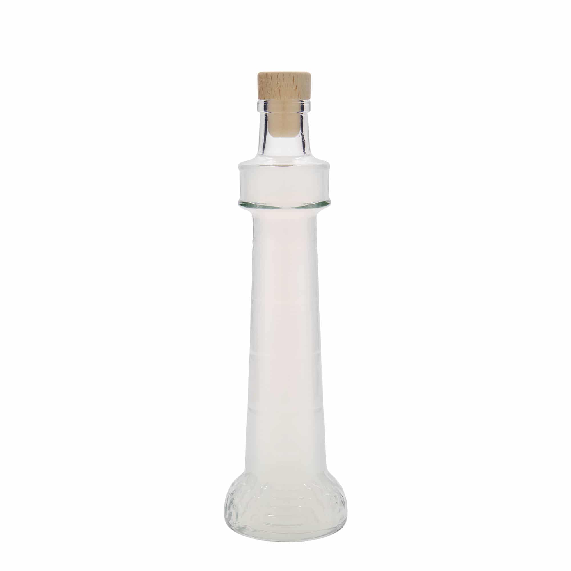 200 ml üvegpalack 'Leuchtturm', nyílás: parafa