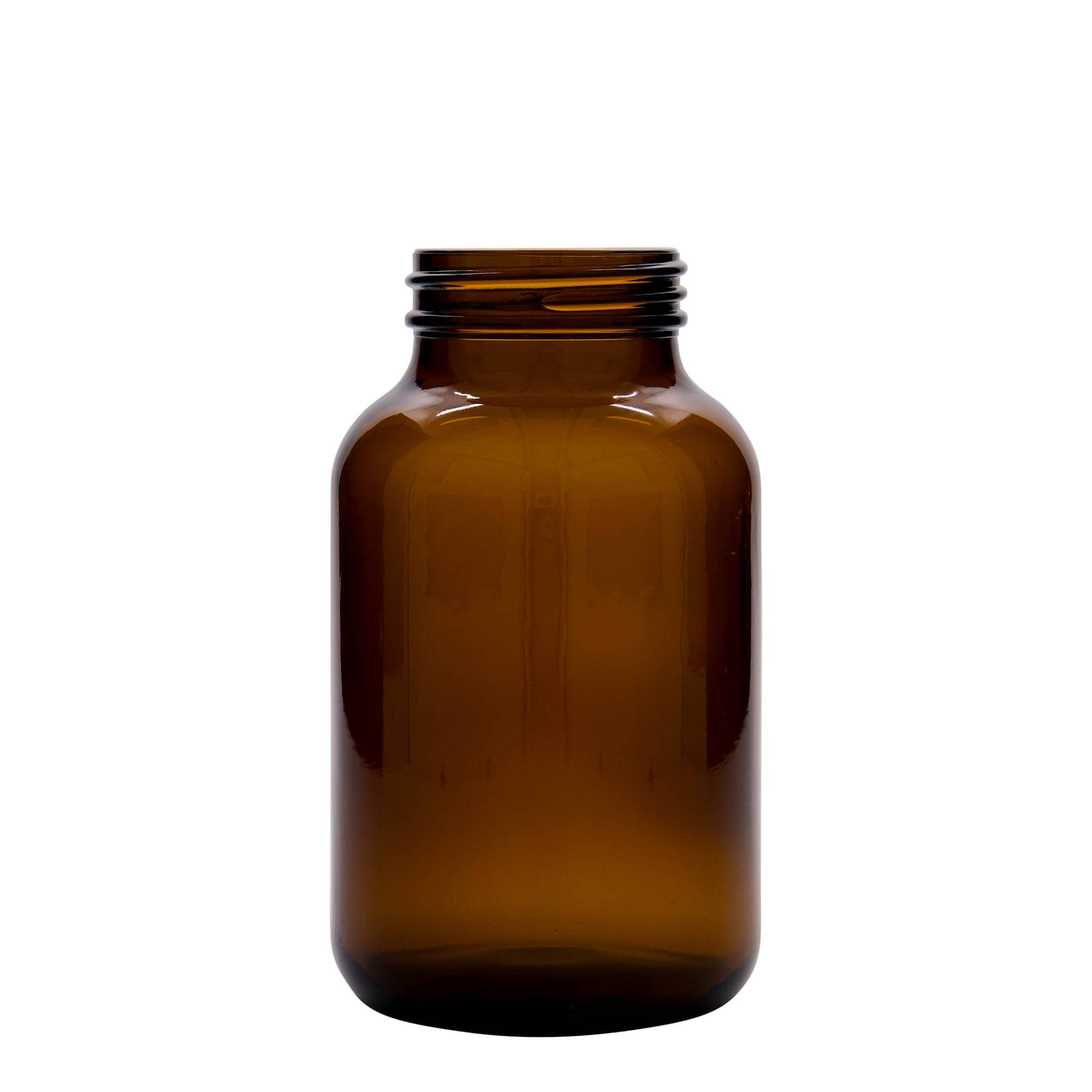 1.000 ml széles nyakú üveg, barna, nyílás: DIN 68