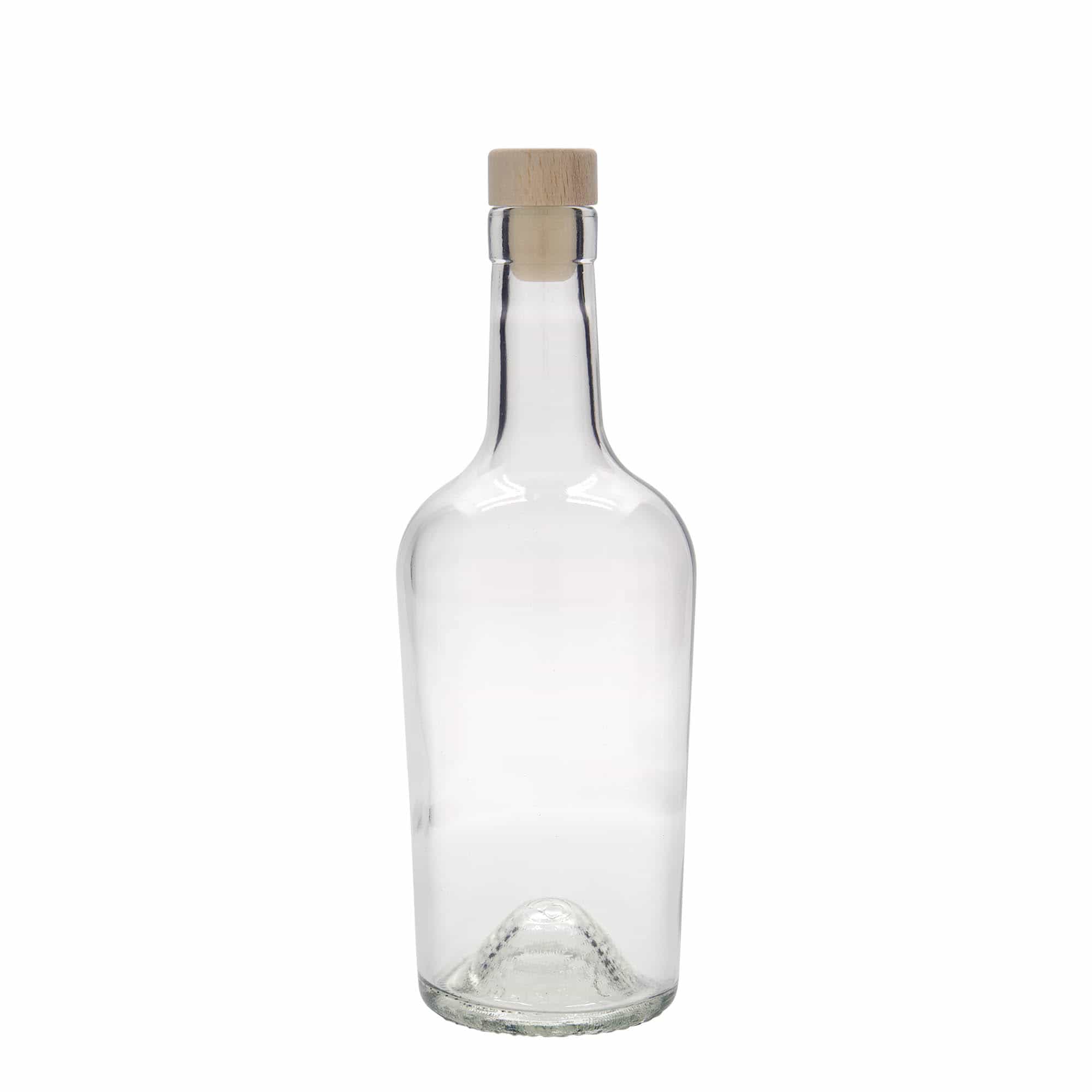 500 ml-es üvegpalack 'Margarethe', szájnyílás: parafadugó