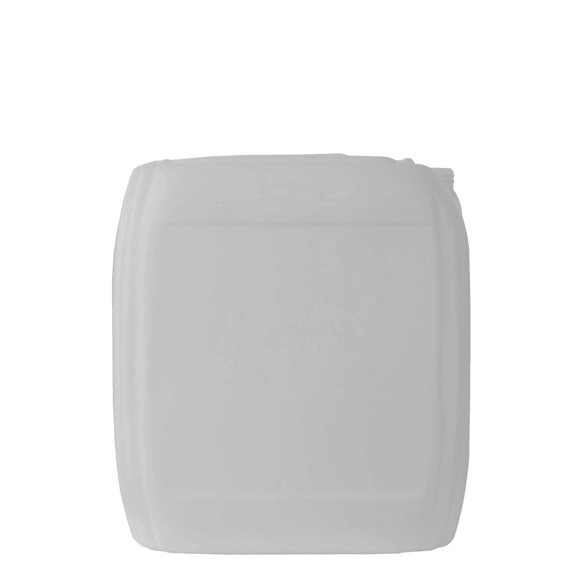 30 l kanna, téglalap alakú, HDPE műanyag, természetes, nyílás: ND 60 30 l kanna, téglalap alakú, HDPE műanyag, természetes, nyílás: ND 60