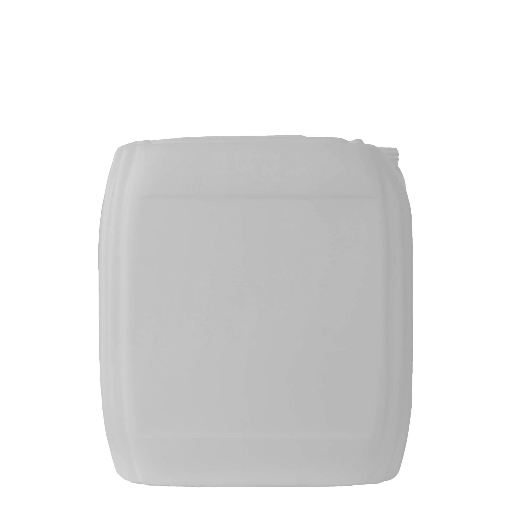 30 l kanna, téglalap alakú, HDPE műanyag, természetes, nyílás: ND 60
