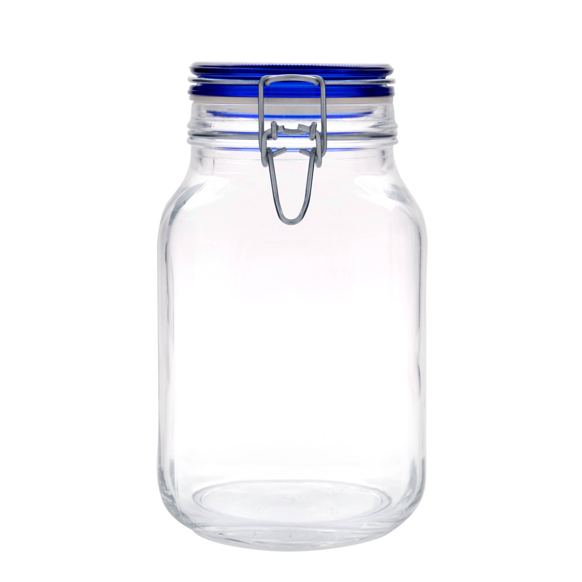 2.000 ml drótfüles üveg 'Fido' kék tetővel, négyzet alakú, nyílás: drótfüles záróelem 2.000 ml drótfüles üveg 'Fido' kék tetővel, négyzet alakú, nyílás: drótfüles záróelem