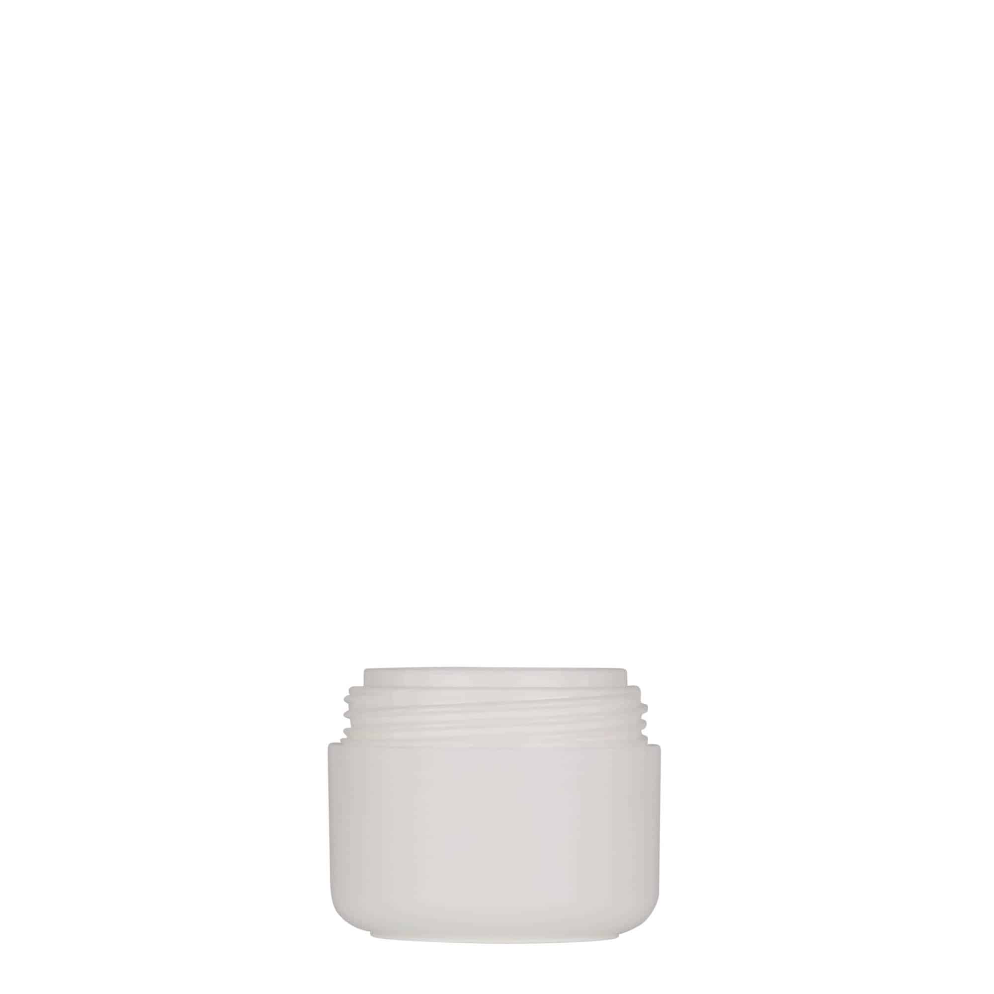 30 ml-es műanyag doboz 'Bianca', PP, fehér, szájnyílás: csavaros kupak 30 ml-es műanyag doboz 'Bianca', PP, fehér, szájnyílás: csavaros kupak