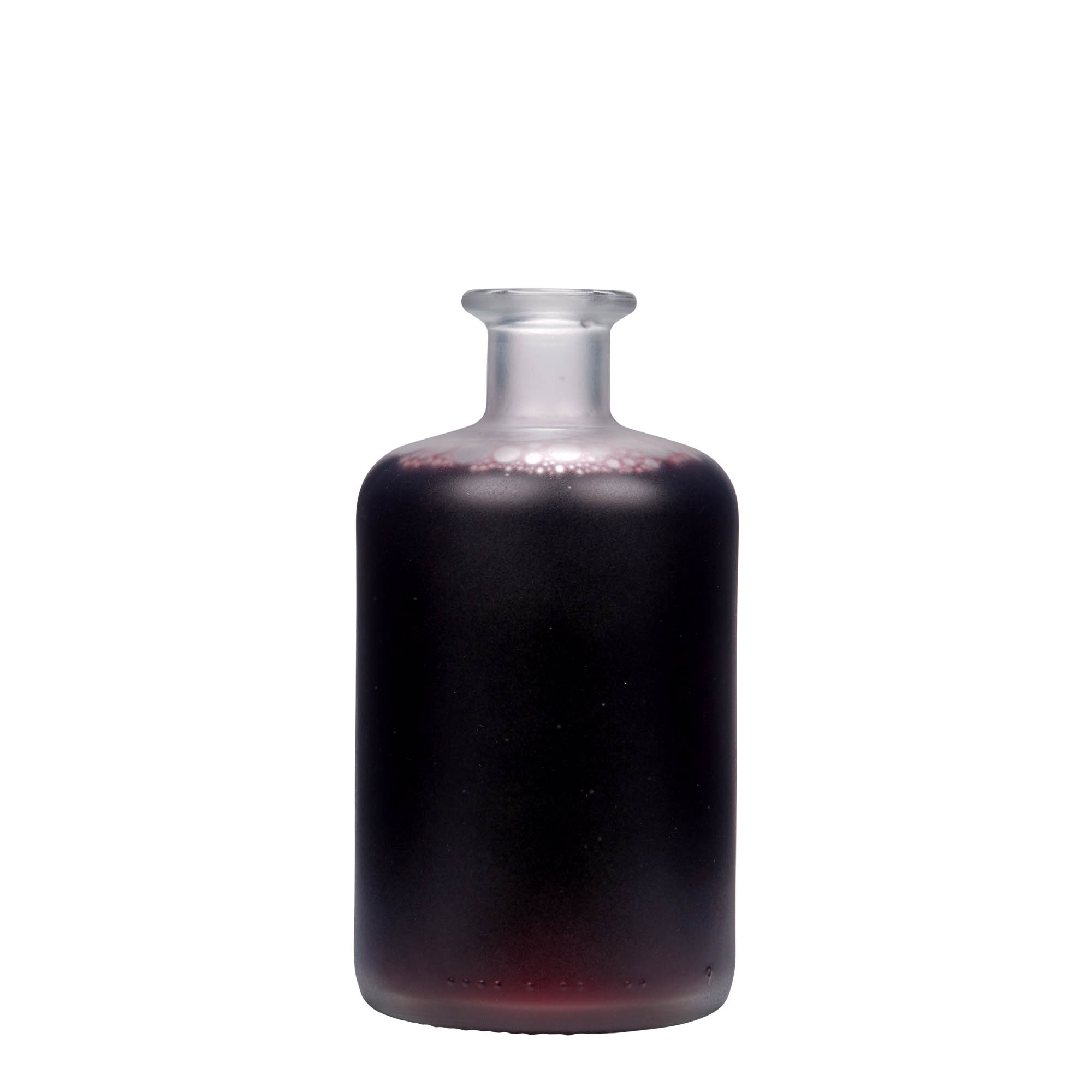 500 ml gyógyszerészüveg, jégmintás, száj: parafa 500 ml gyógyszerészüveg, jégmintás, száj: parafa