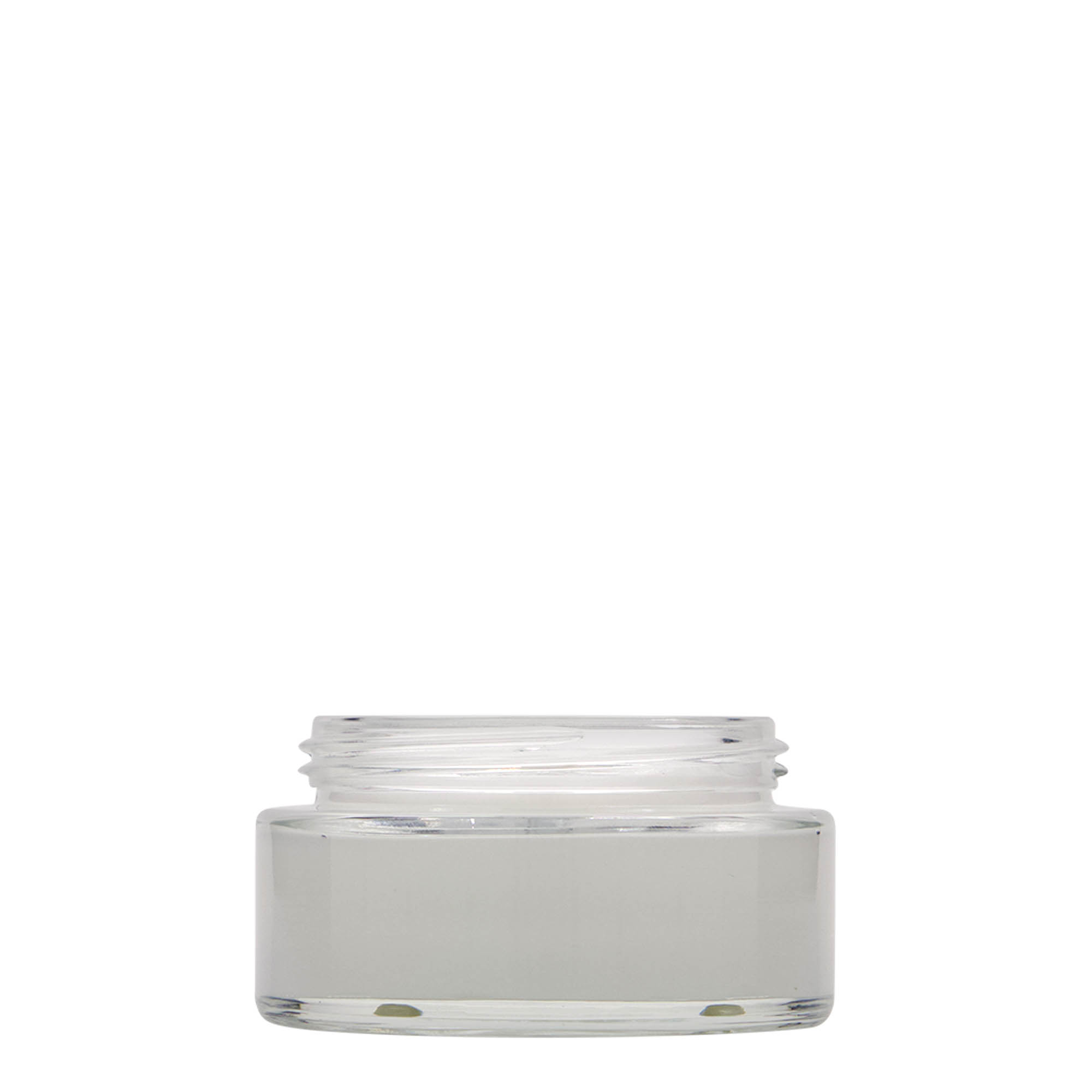 100 ml-es tégely 'Clear Edition', üveg, szájnyílás: csavaros kupak