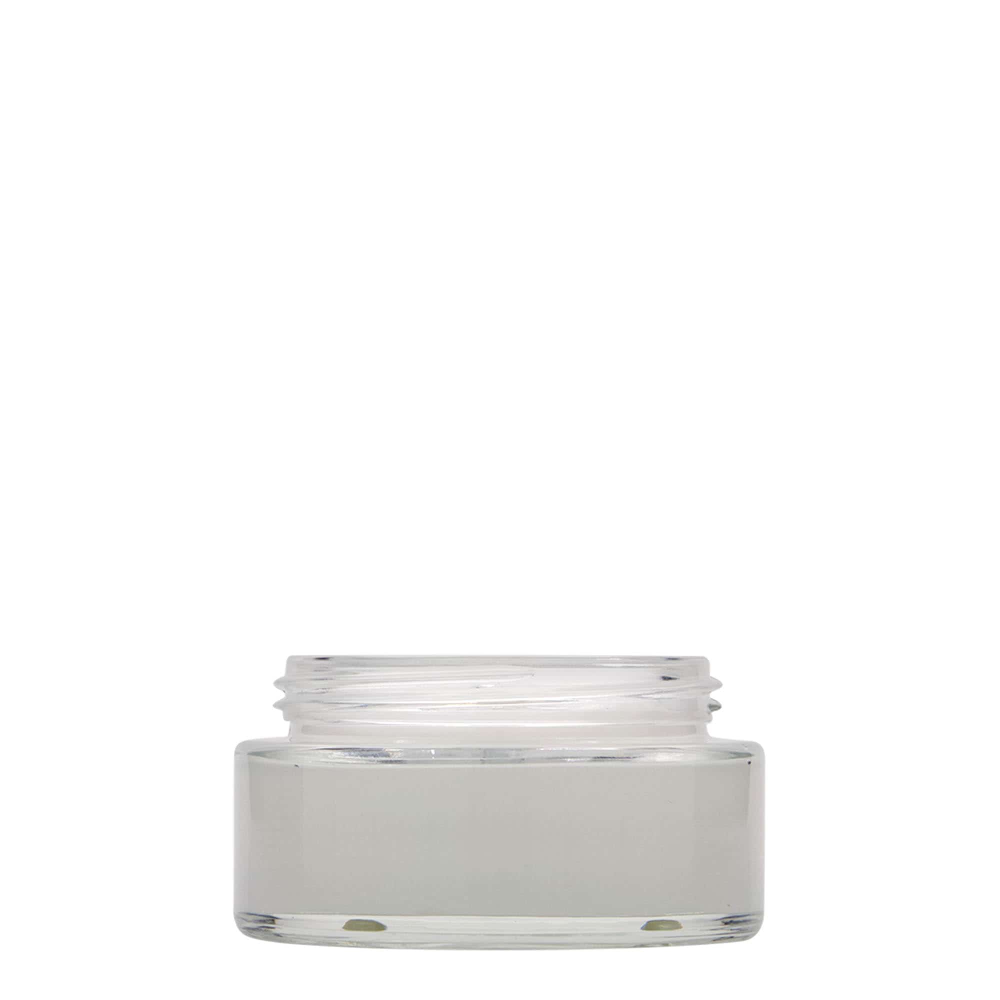 100 ml tégely 'Clear Edition', üveg, nyílás: csavarzár