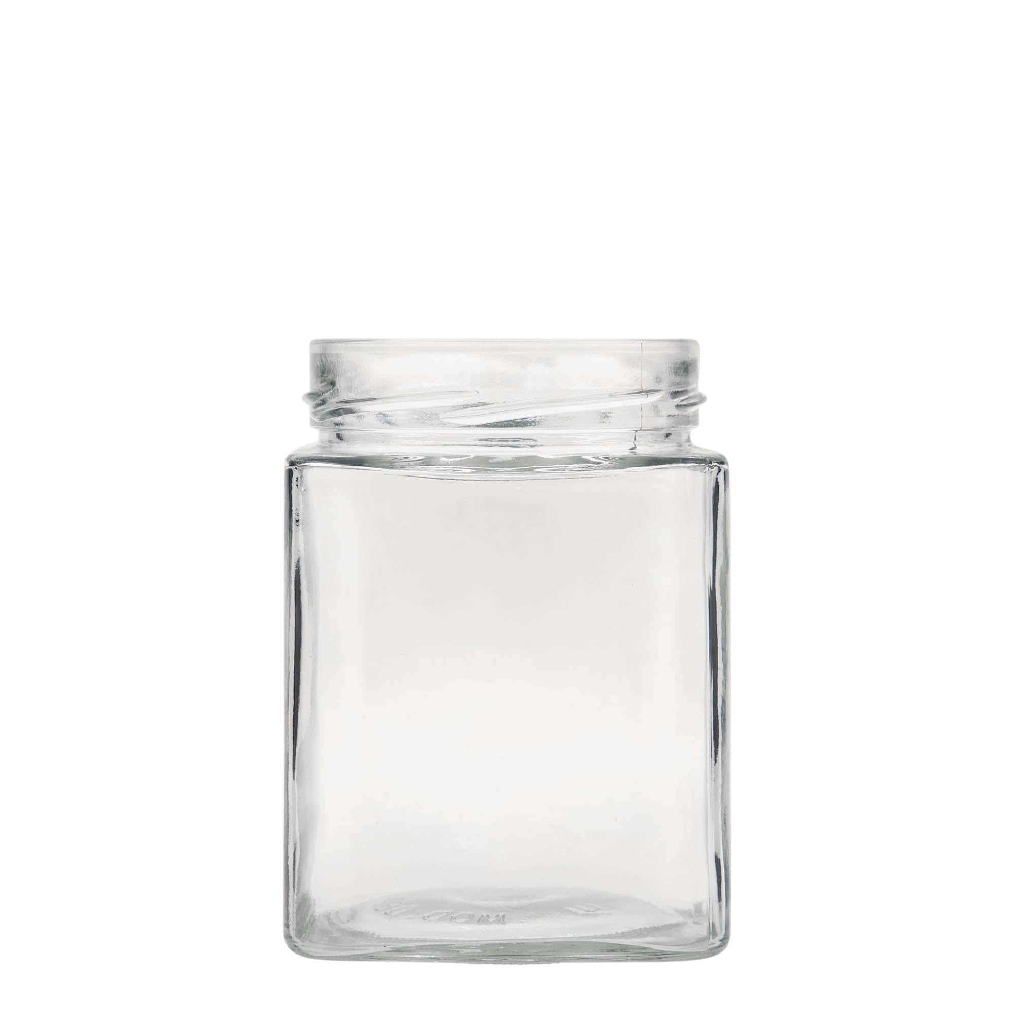 580 ml négyzet alakú üveg 'Ikarus', nyílás: Deep-Twist-Off (DTO 82)