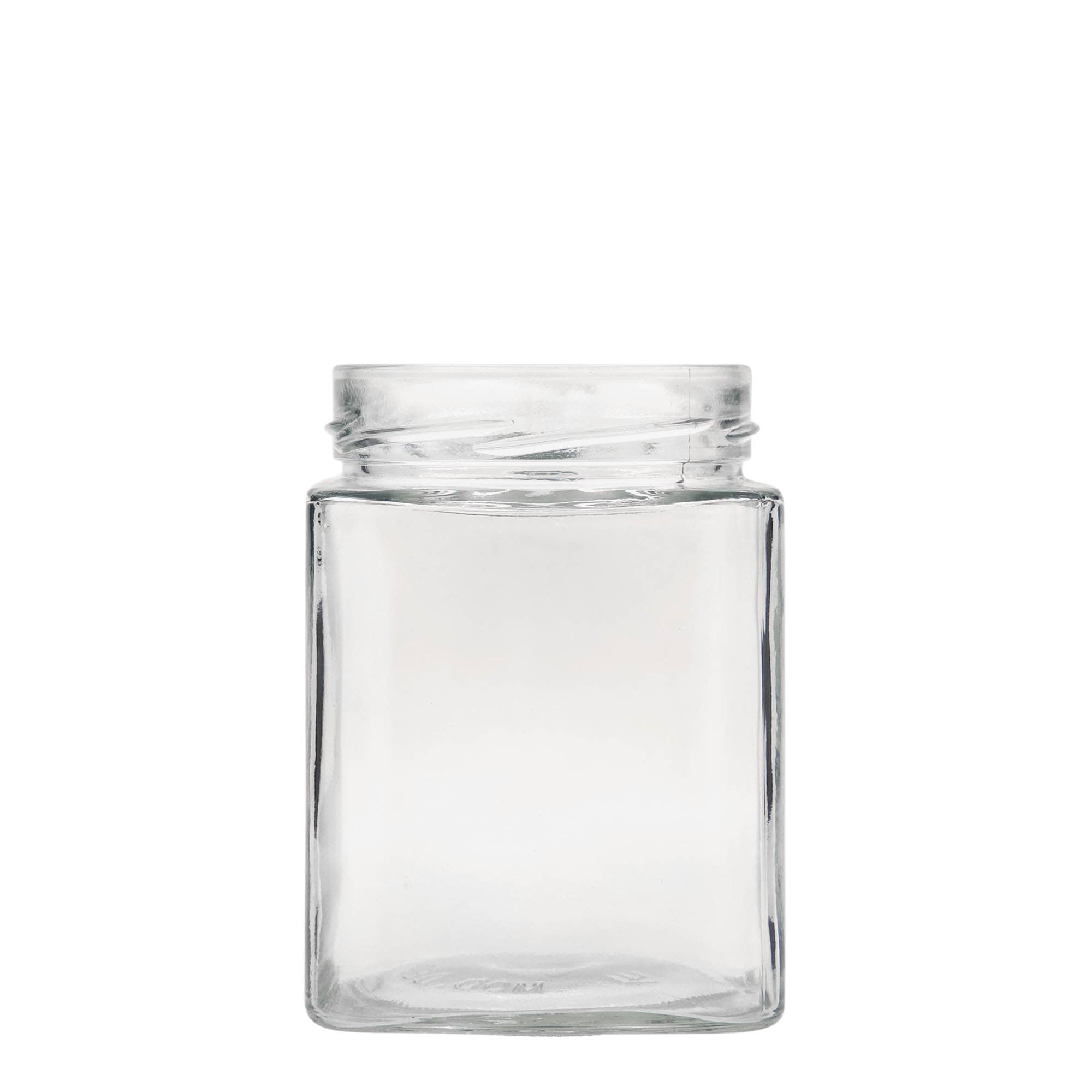580 ml négyzet alakú üveg 'Ikarus', nyílás: Deep-Twist-Off (DTO 82)