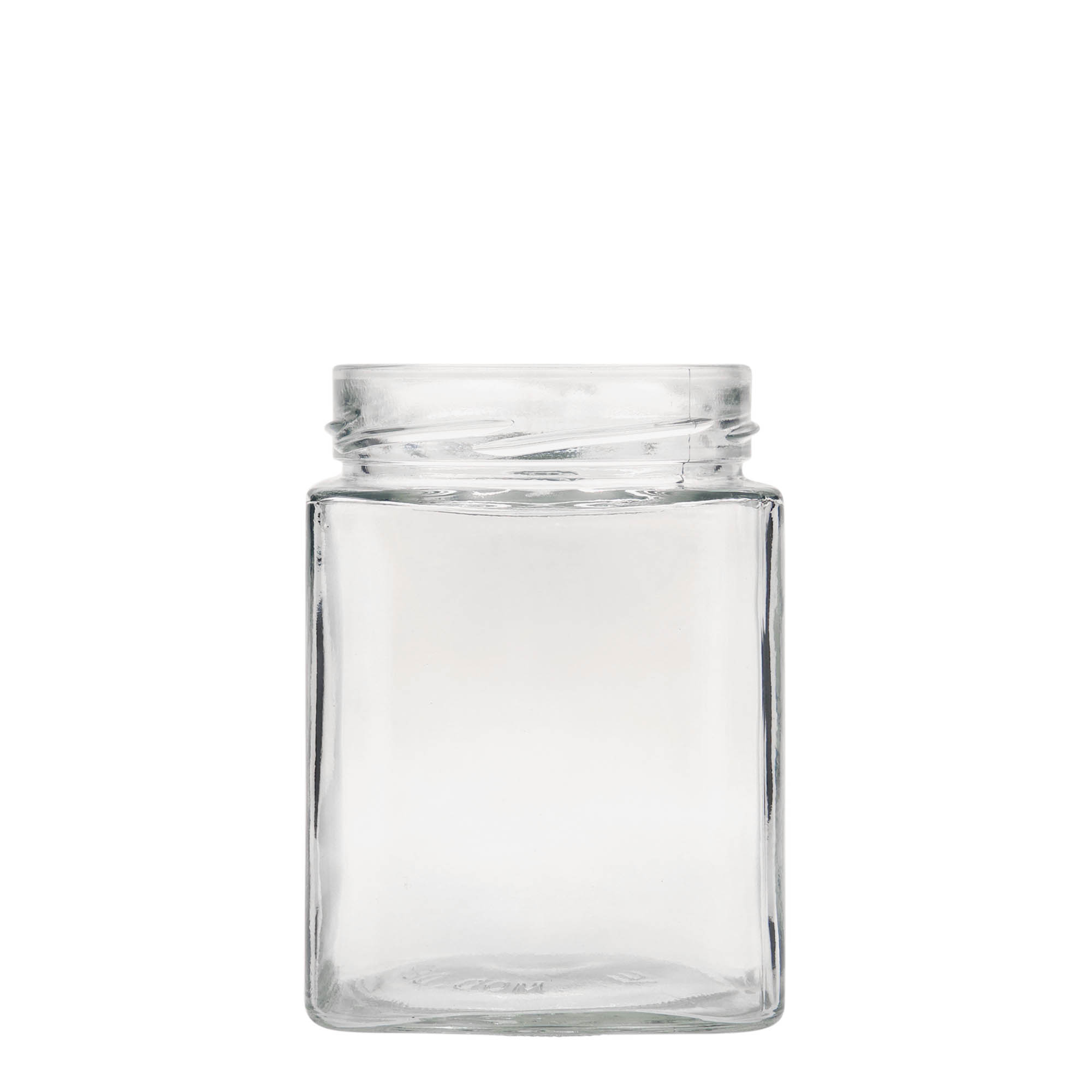 580 ml négyzet alakú üveg 'Ikarus', nyílás: Deep-Twist-Off (DTO 82)