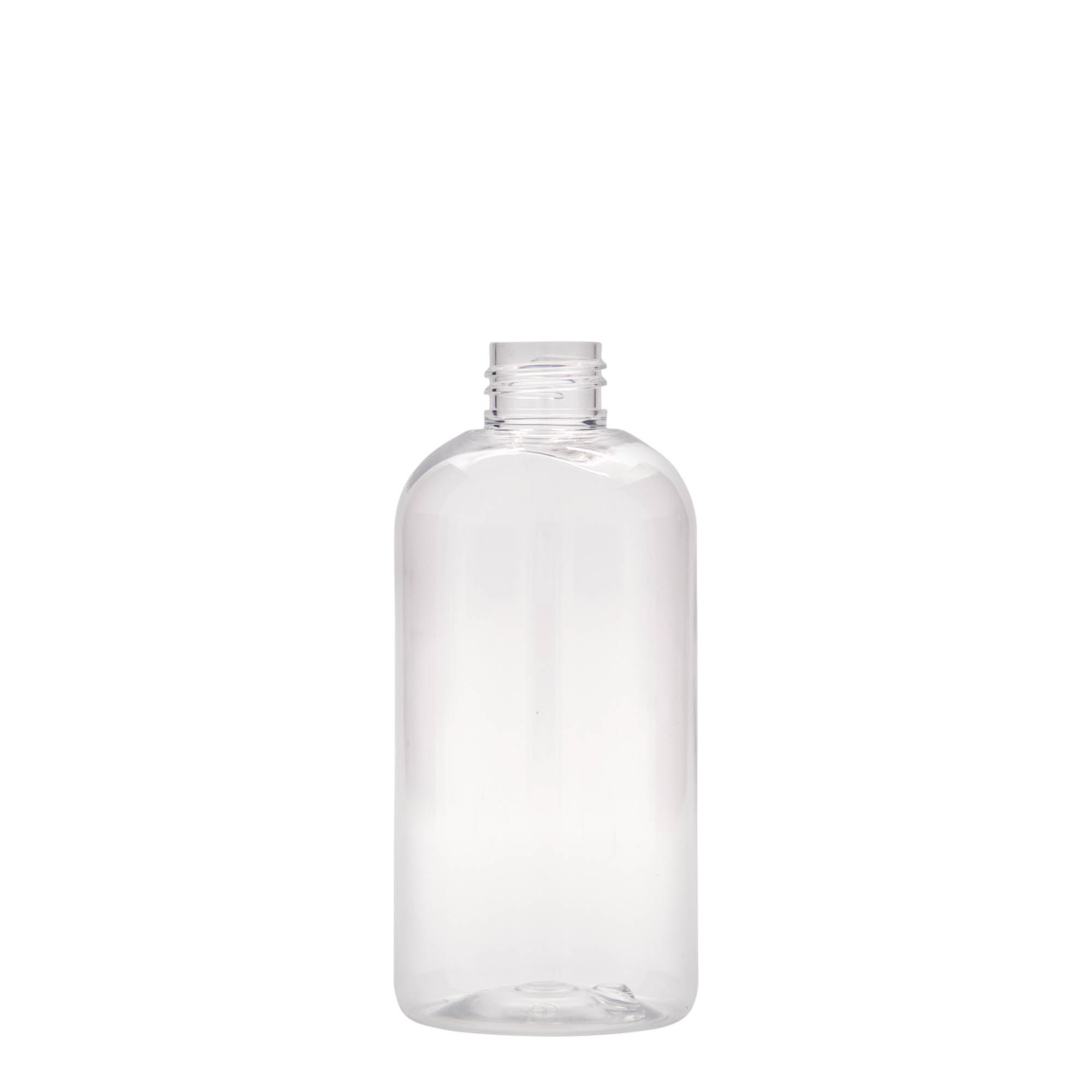 250 ml-es PET-palack 'Boston', műanyag, szájnyílás: GPI 24/410