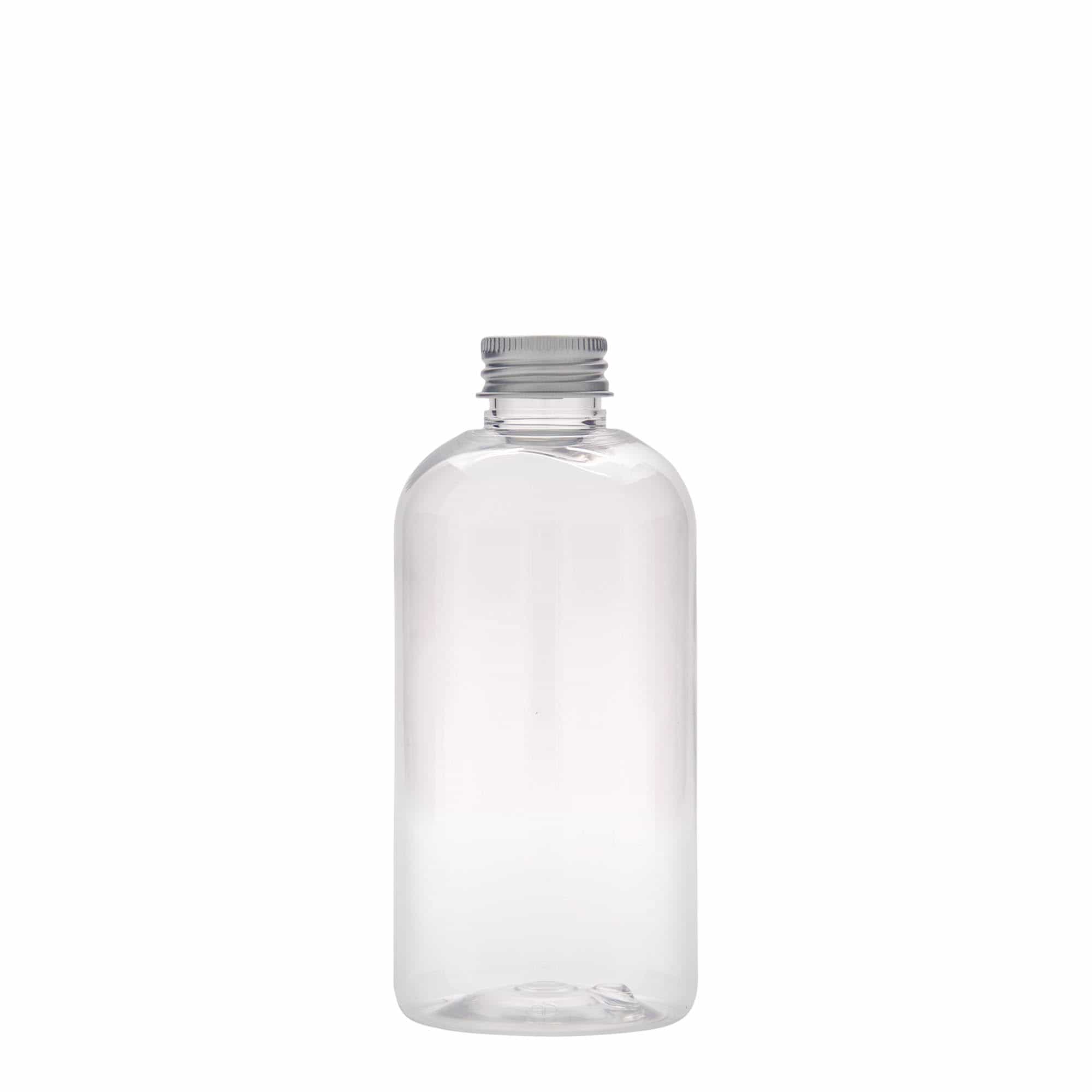 250 ml-es PET-palack 'Boston', műanyag, szájnyílás: GPI 24/410