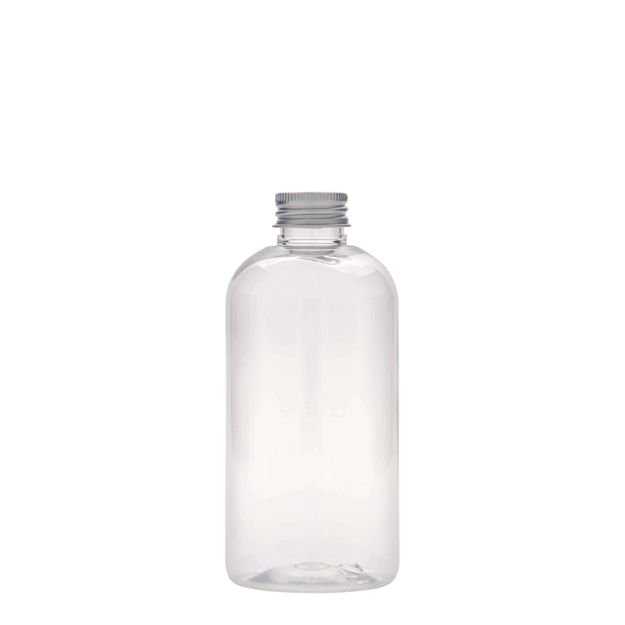 250 ml PET-palack 'Boston', műanyag, nyakméret: 24/410