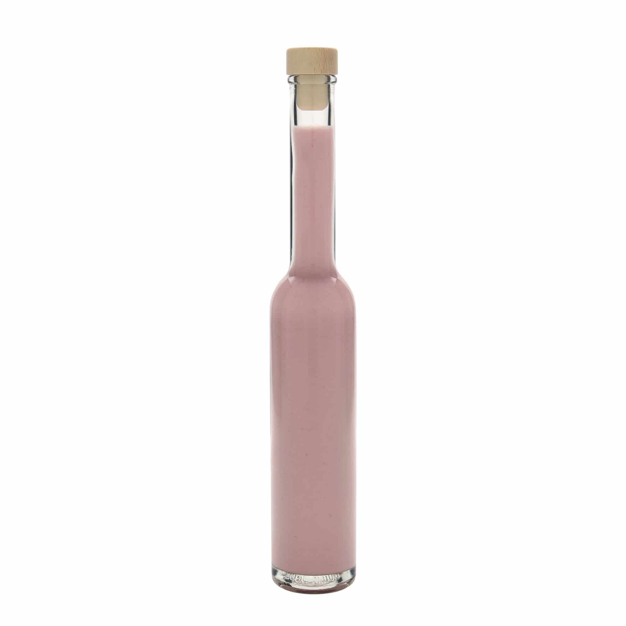 200 ml üvegpalack 'Platina', nyílás: parafa