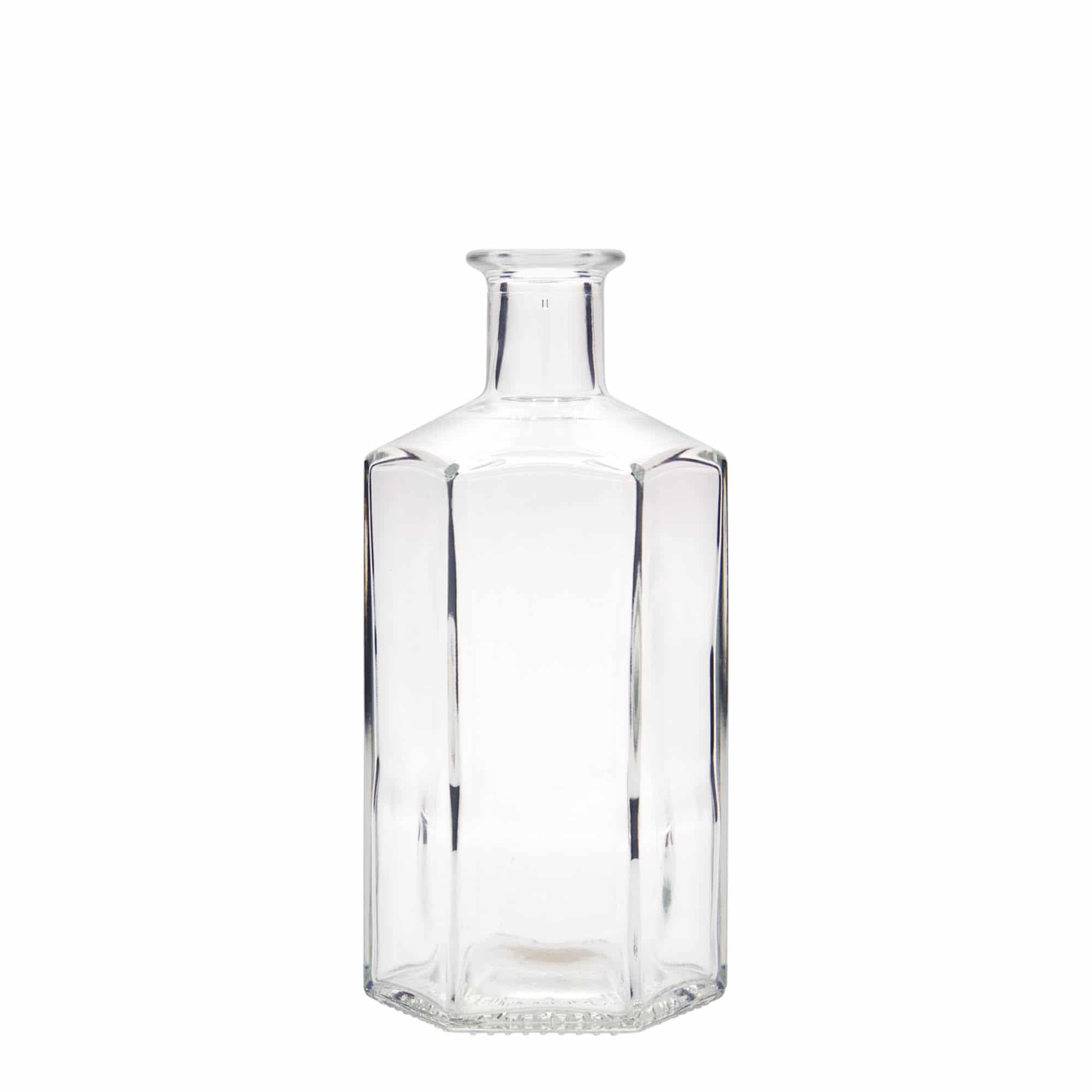 500 ml-es patikai üvegpalack 'Jimmy', hatszögletű, szájnyílás: parafadugó 500 ml-es patikai üvegpalack 'Jimmy', hatszögletű, szájnyílás: parafadugó