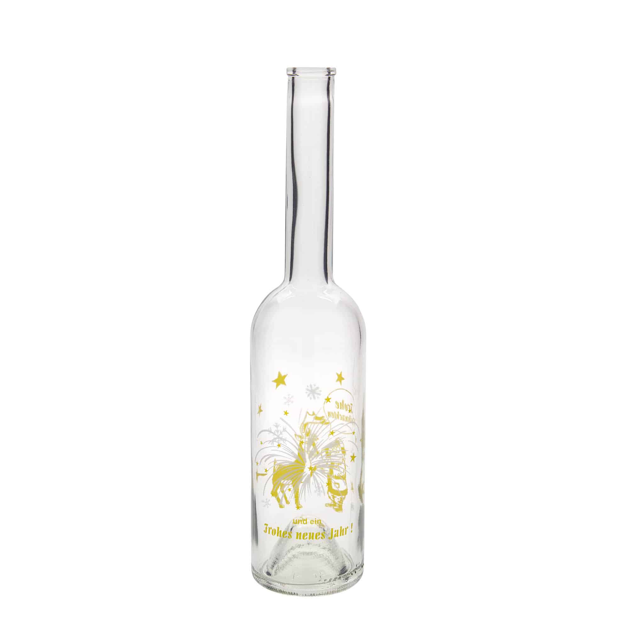 500 ml üvegpalack 'Opera', motívum: Tűzijáték, nyílás: parafa