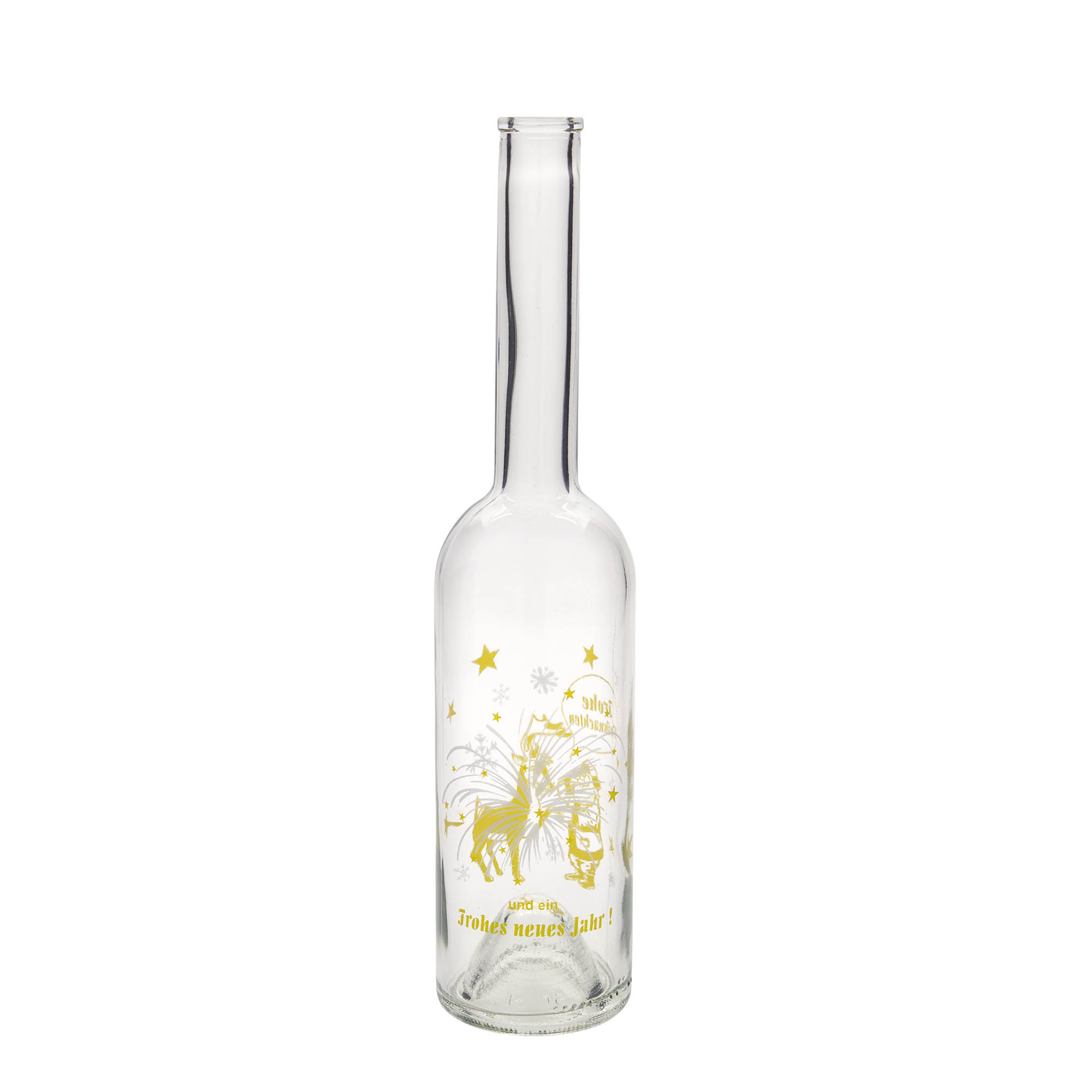 500 ml üvegpalack 'Opera', motívum: Tűzijáték, nyílás: parafa