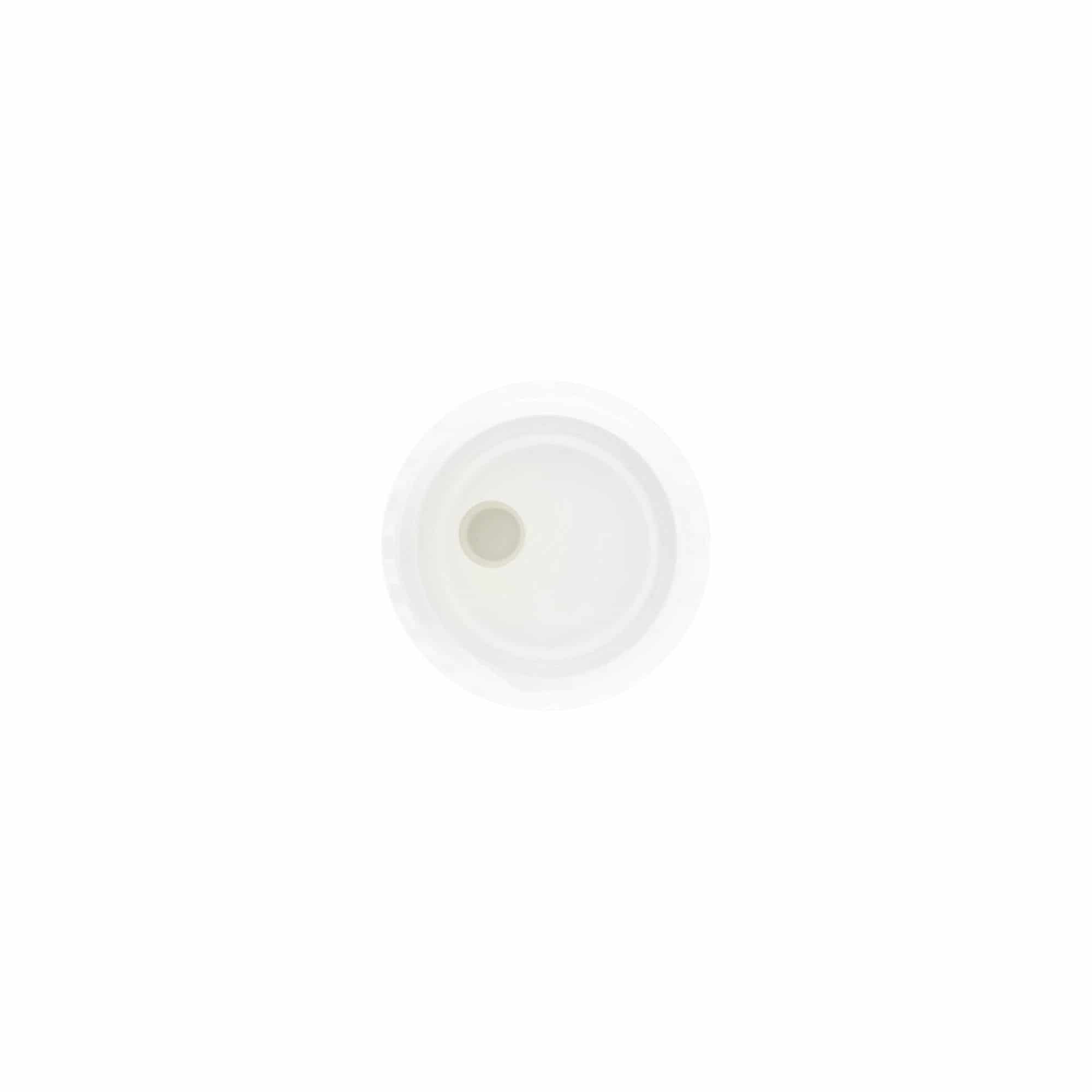Csavaros kupak Disc Top, PP-műanyag, fehér, a következő szájnyíláshoz: 24/410