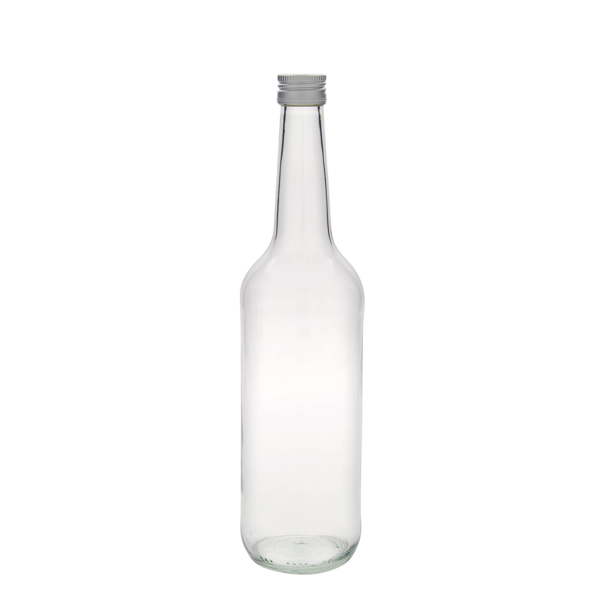 700 ml üvegpalack egyenes nyakkal, nyílás: PP 28 700 ml üvegpalack egyenes nyakkal, nyílás: PP 28