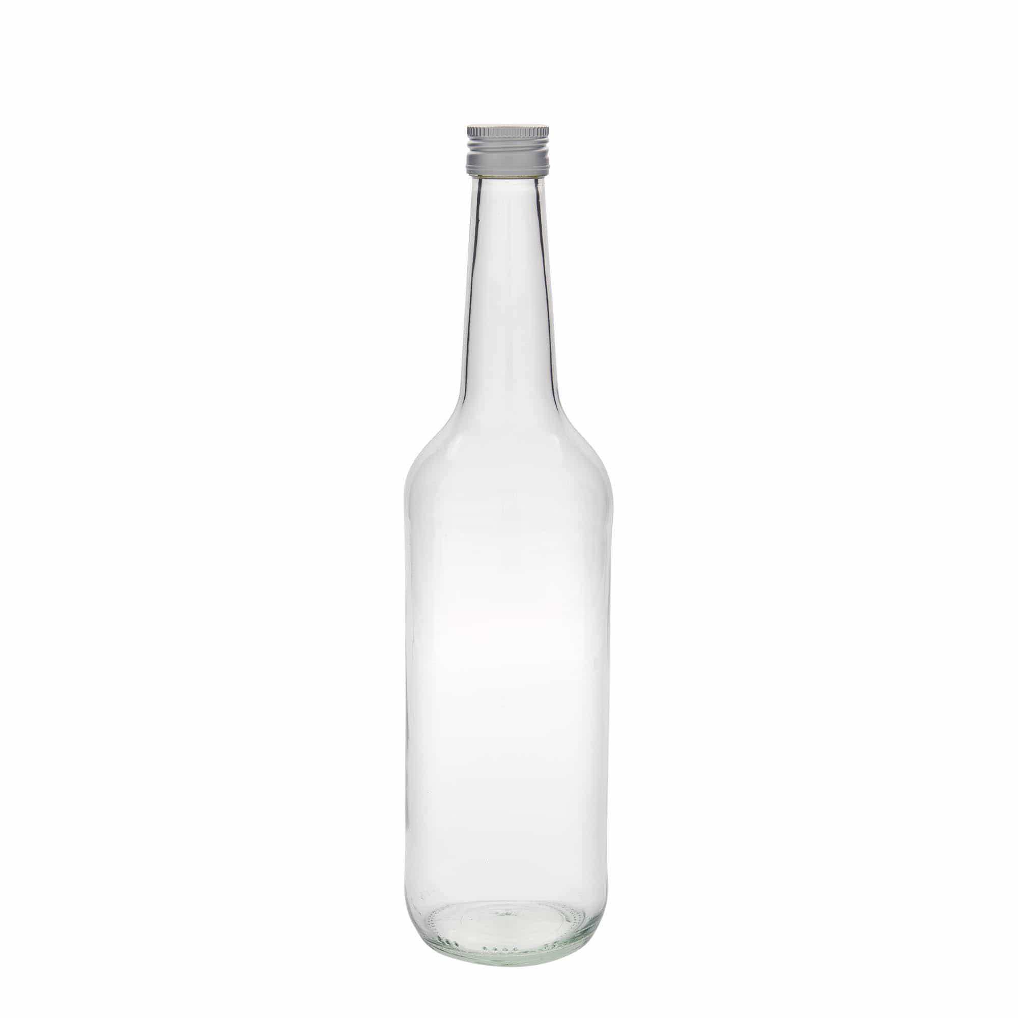 700 ml üvegpalack egyenes nyakkal, nyílás: PP 28