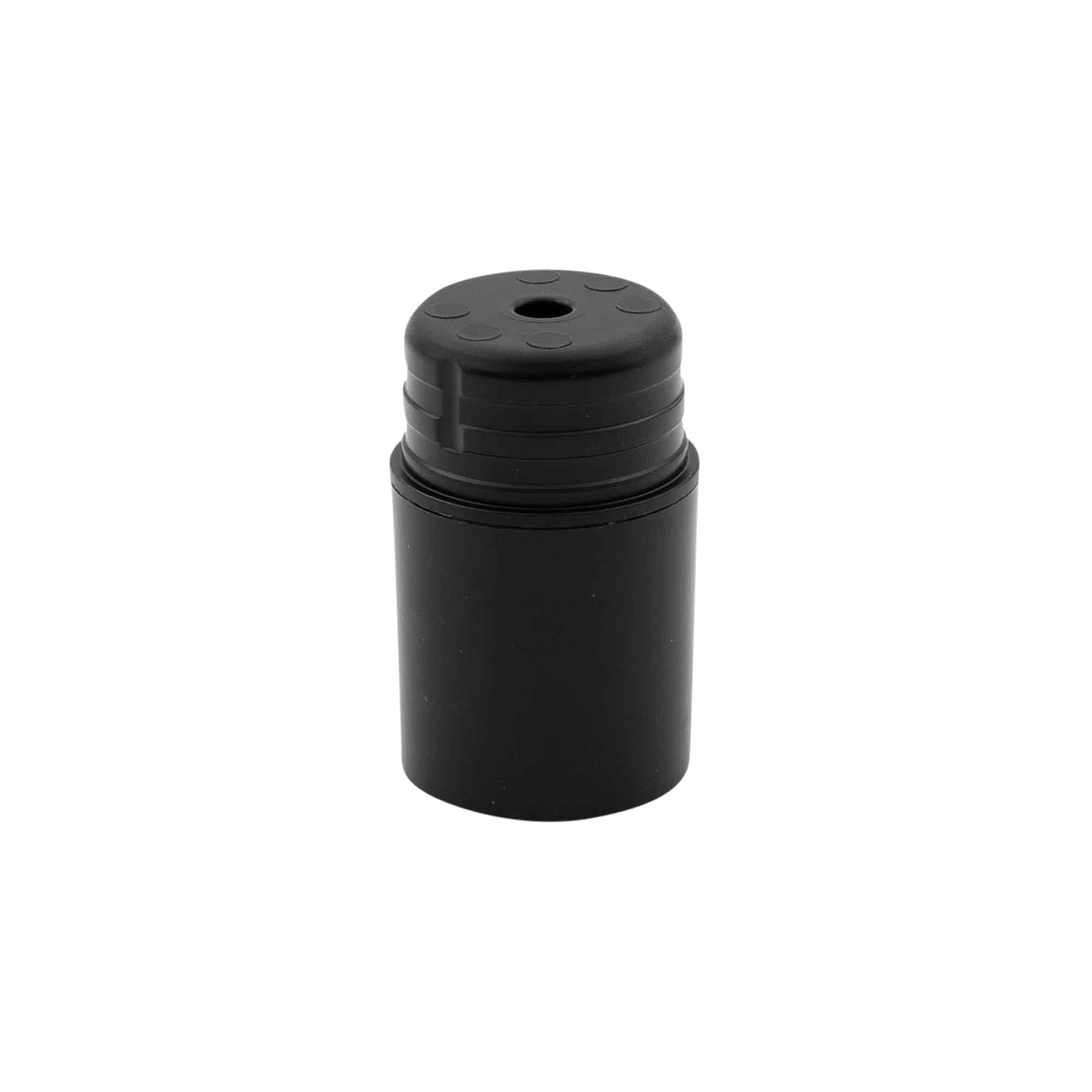 Airless adagoló pumpafej 'Nano', PP műanyag, fekete
