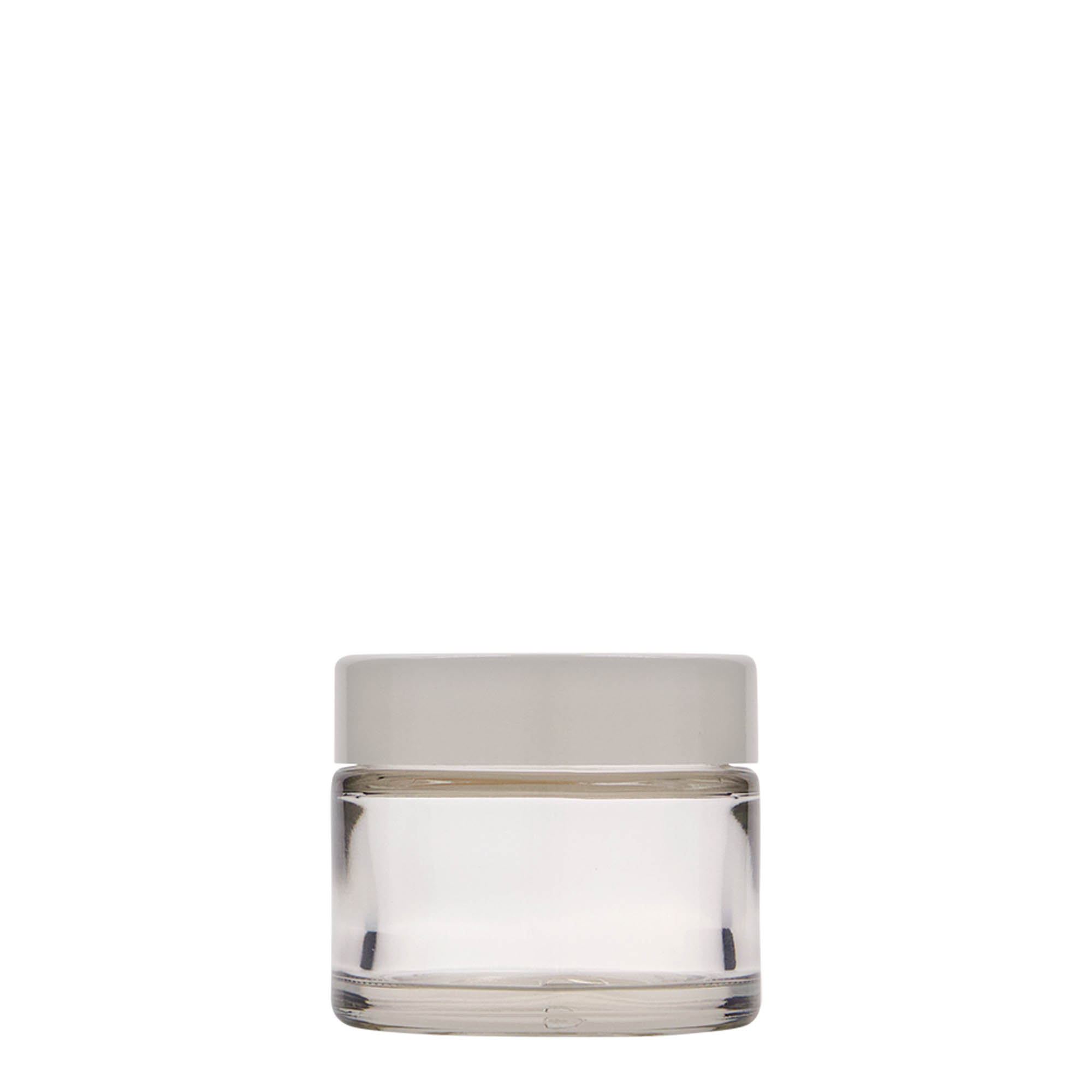 50 ml tégely 'Beauty', üveg, nyílás: csavarzár