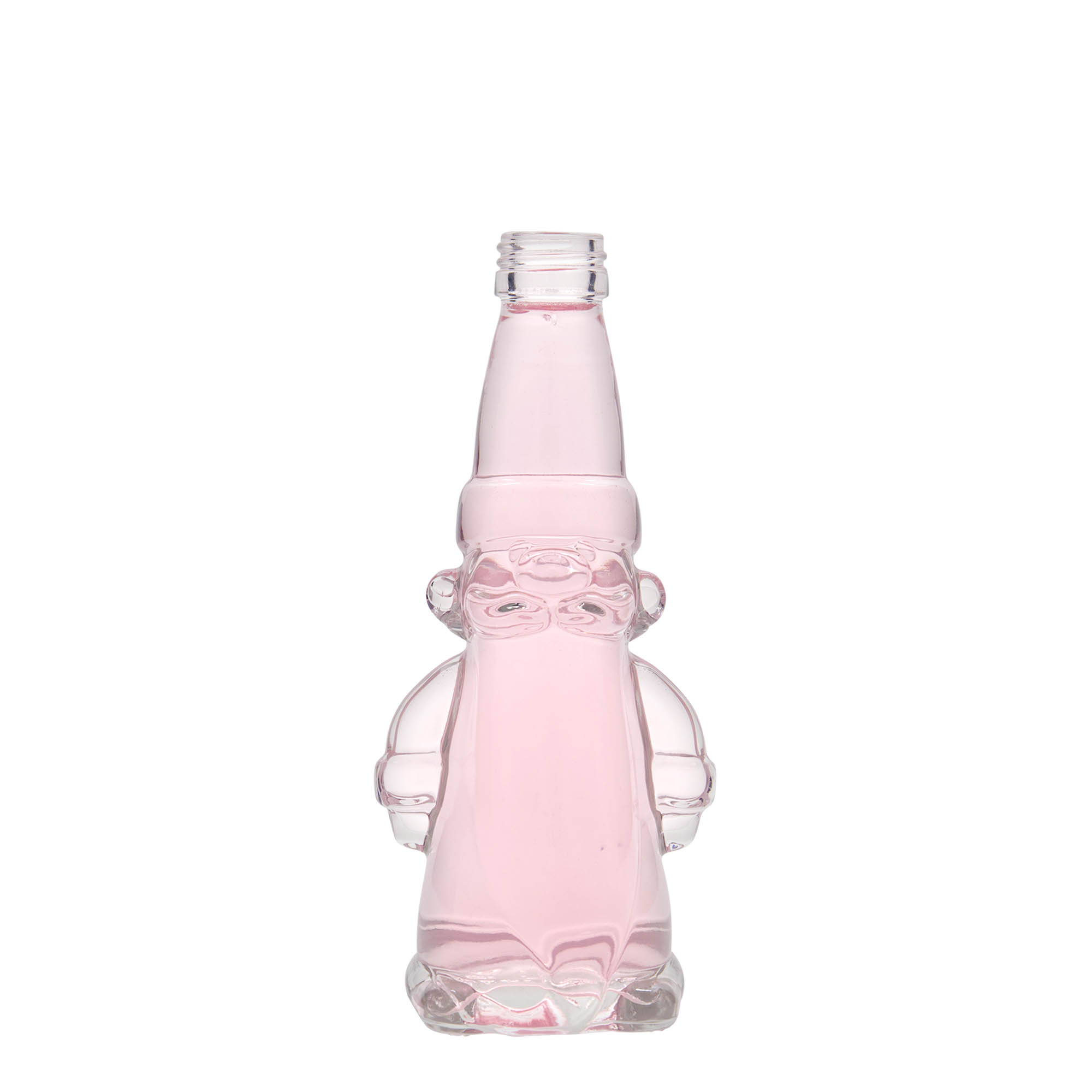 200 ml üvegpalack 'Karácsonyi manó', nyakátmérő: PP 28