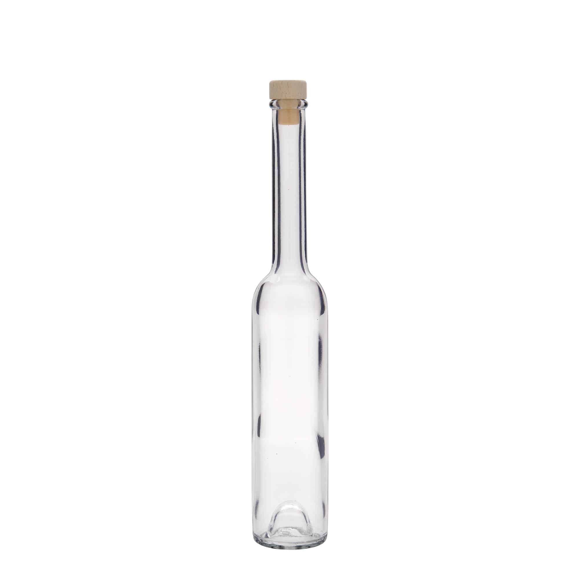 100 ml-es üvegpalack 'Platina', szájnyílás: parafadugó