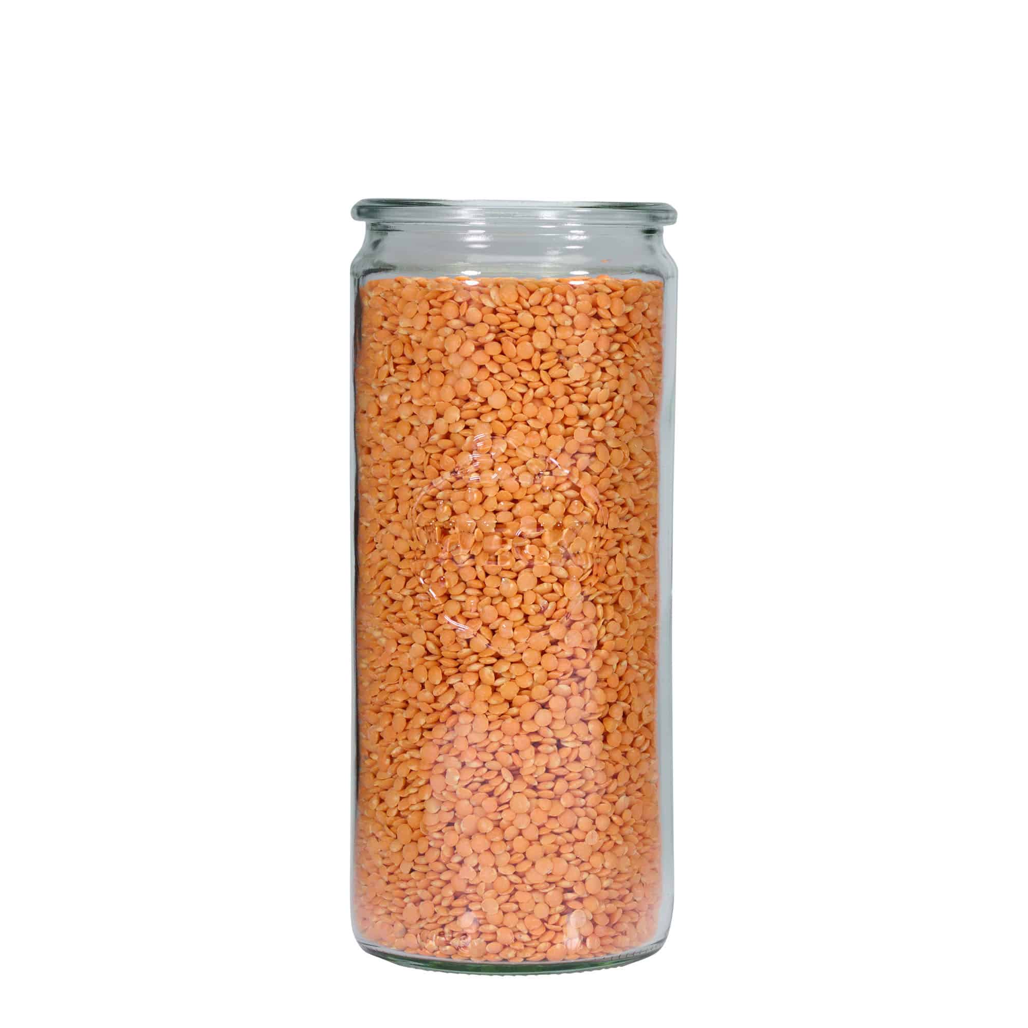 1040 ml-es WECK hengeres üveg, szájnyílás: Kerek perem